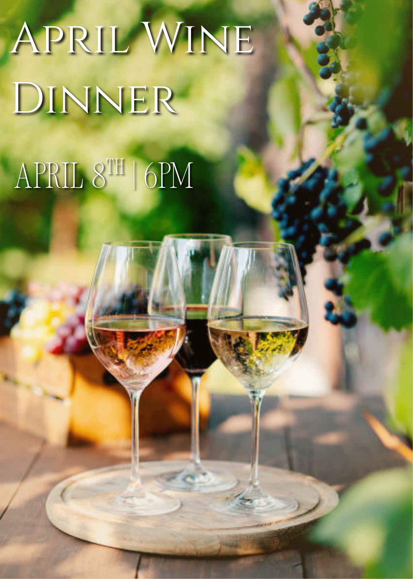 April Wine Dinner