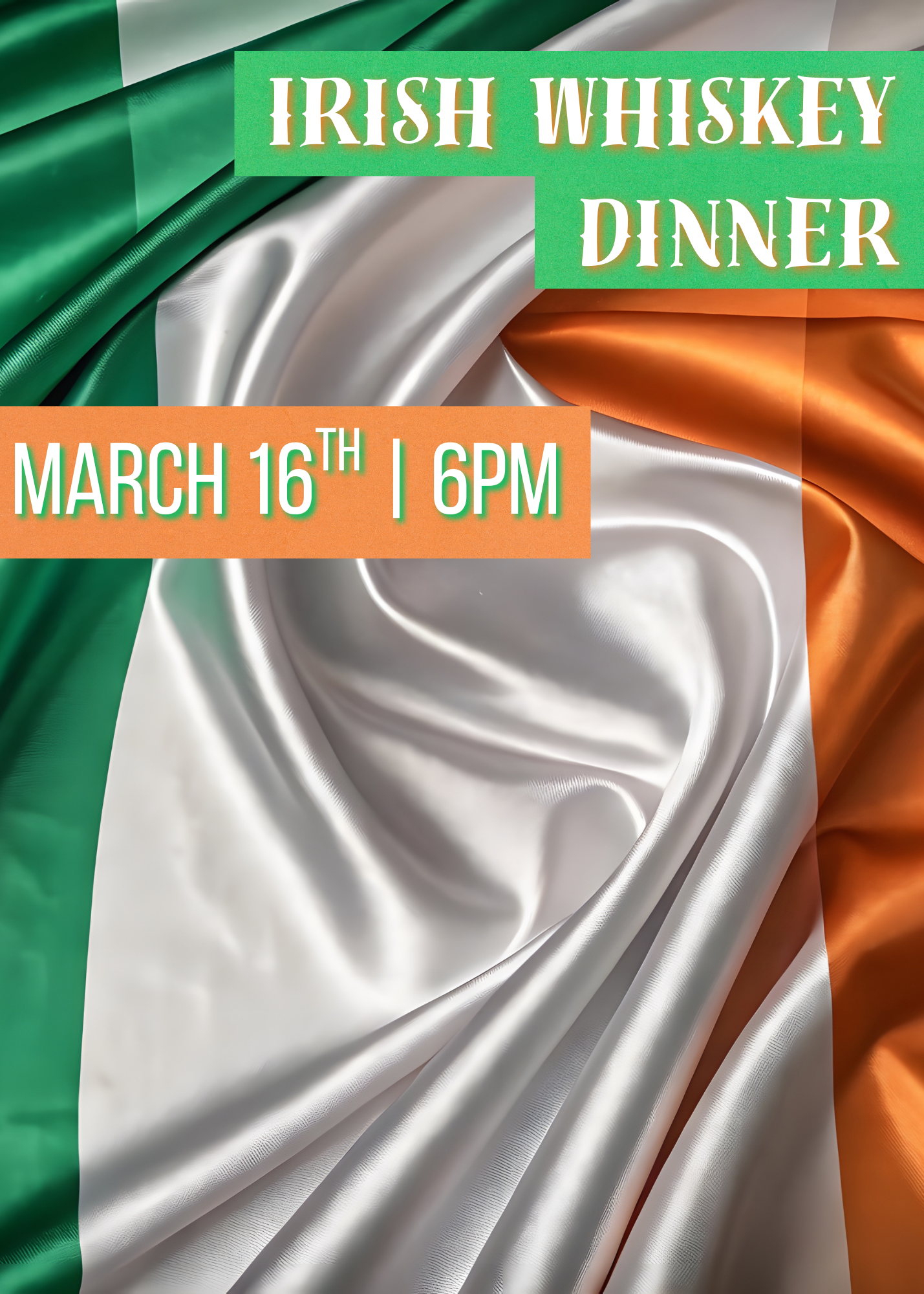 Irish Whiskey Dinner