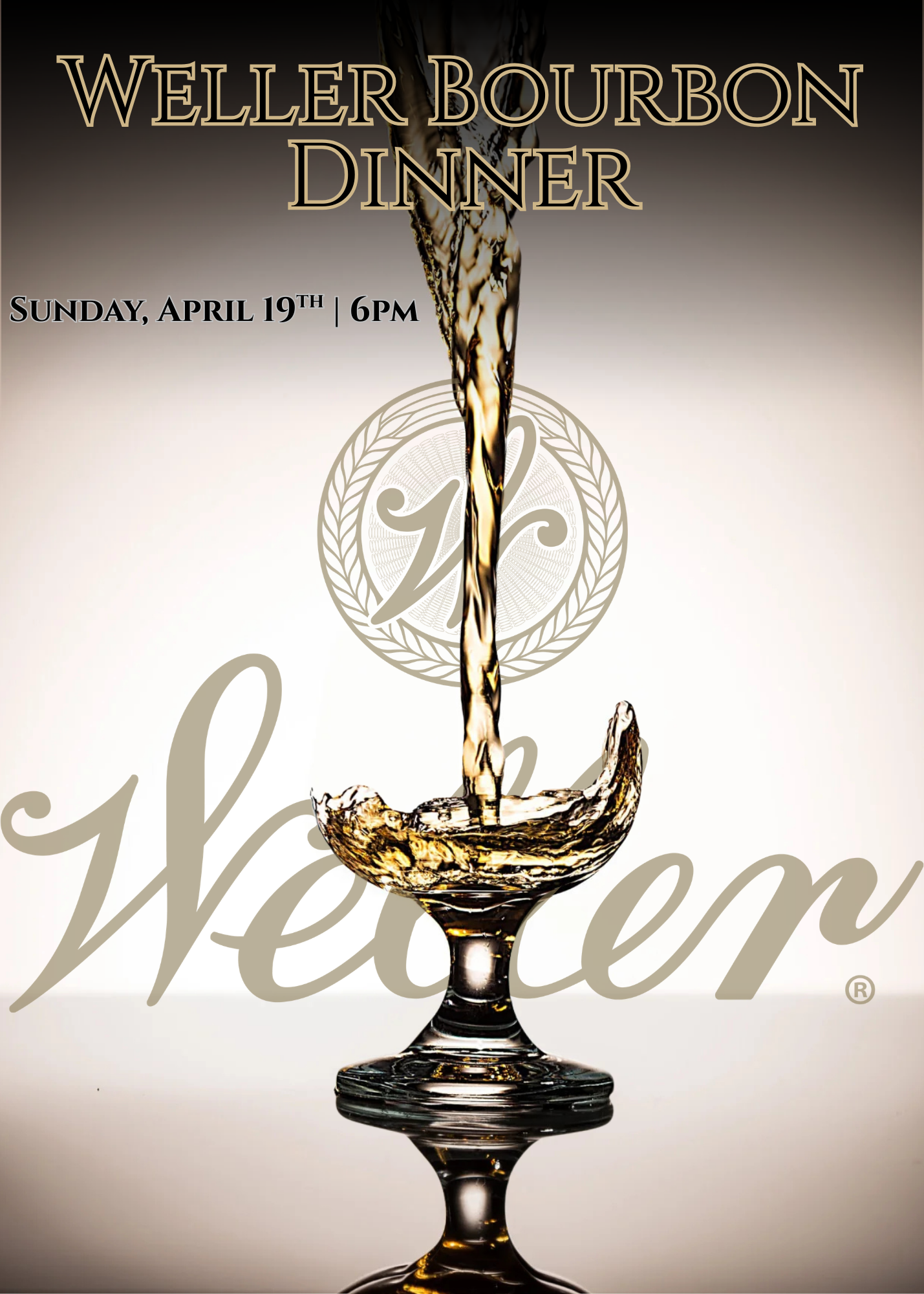 Weller Bourbon Dinner