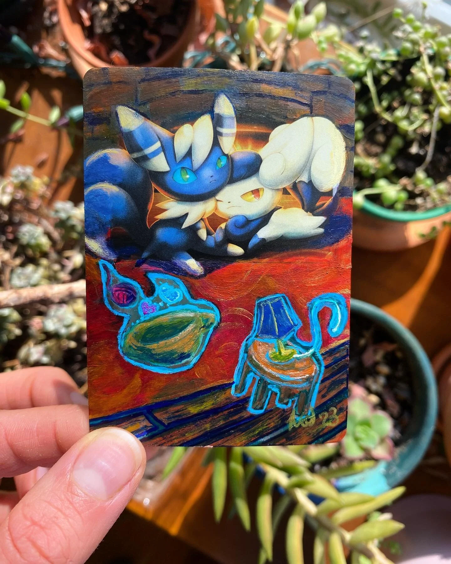 SO happy with how this commission turned out ❤️
#meowstic #pokemonart #pokemonfanart #pokemoncardalter #nespaintscards