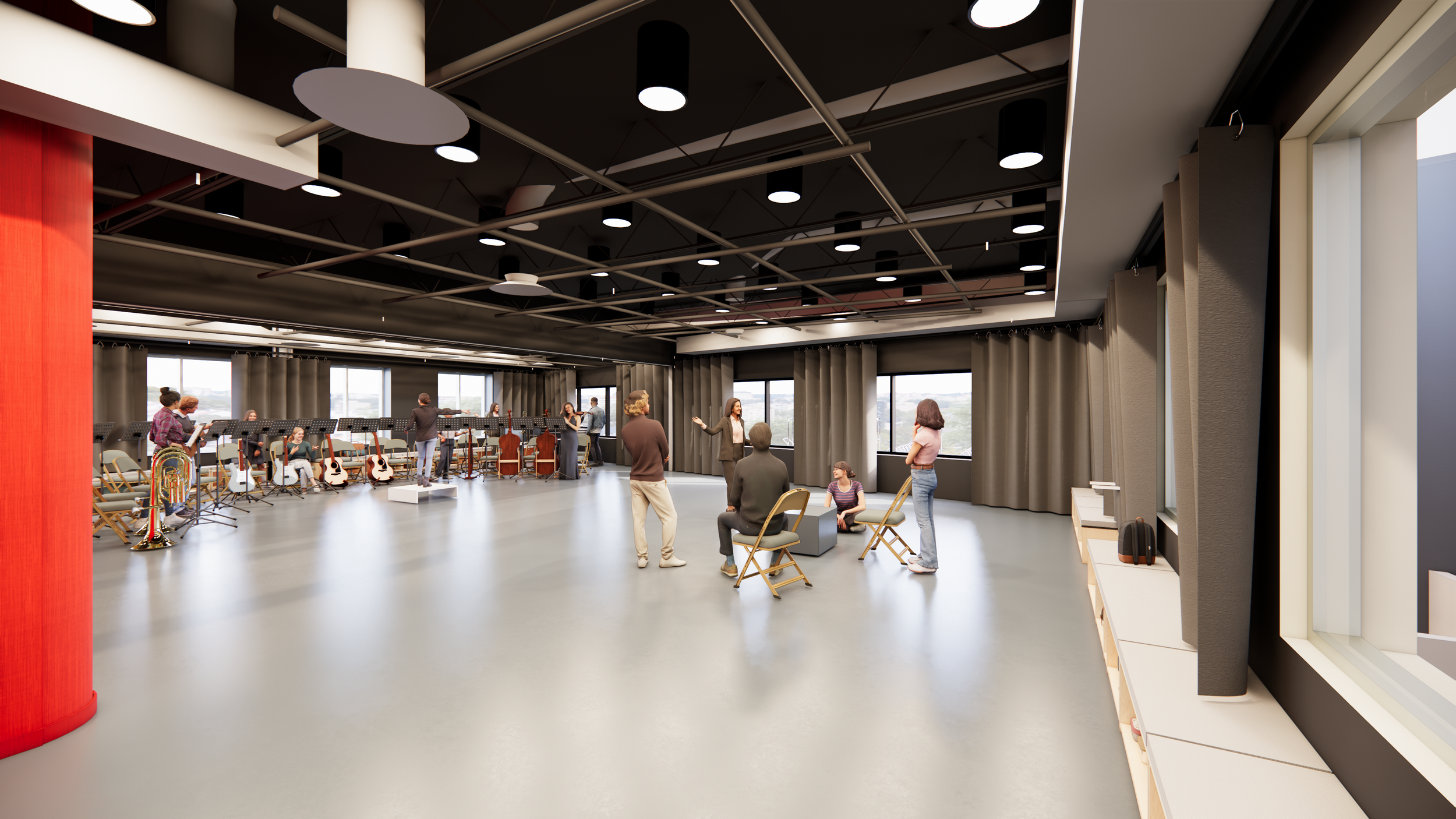 10 - Large Studio - View from Reception.png