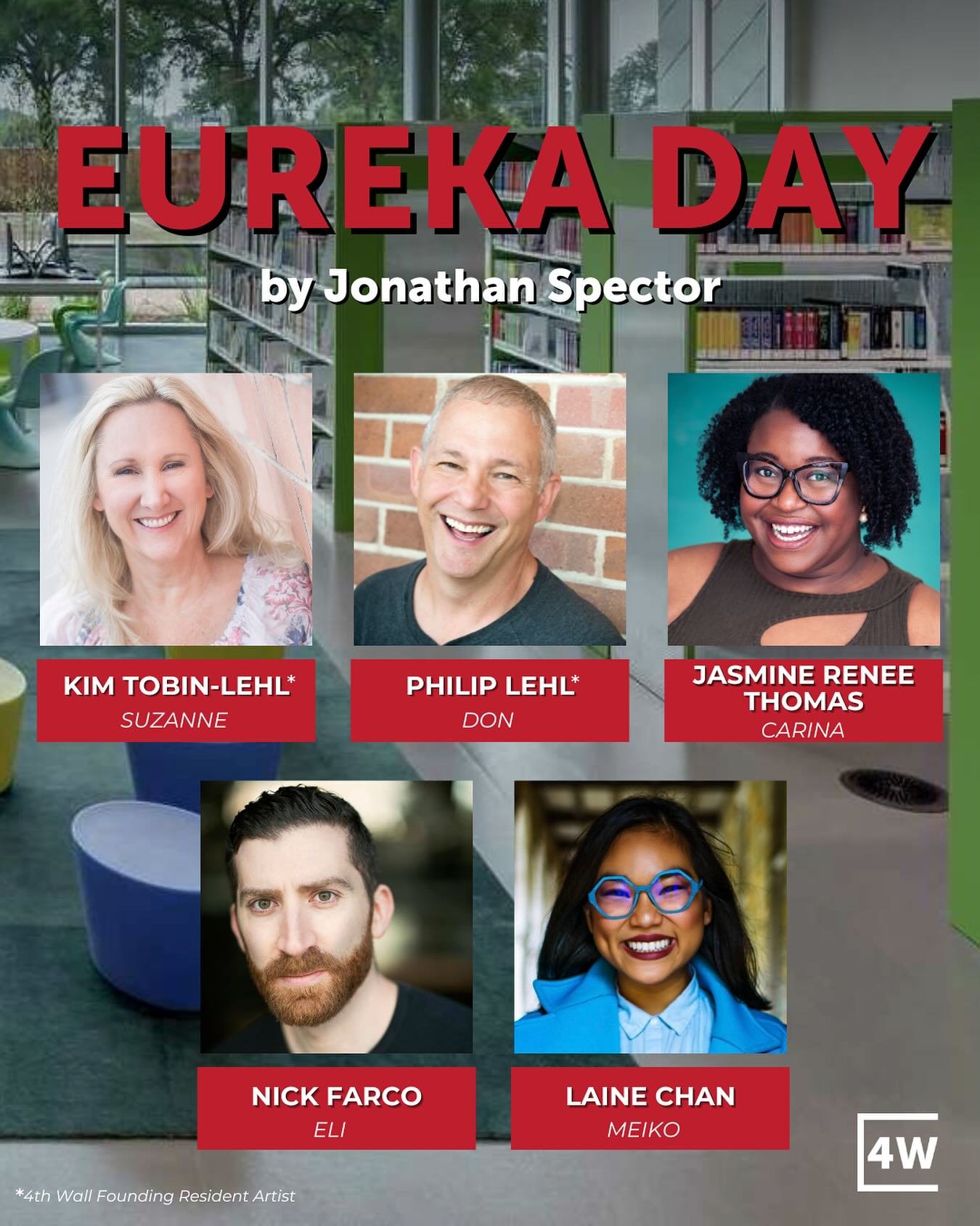 Announcing the cast for the first show in our 15th Season, EUREKA DAY by Jonathan Spector!
Having just won the Tony Award for Best Revival of a Play on Broadway, EUREKA DAY is a hilarious & ultra-relevant comedy which takes place during a privat