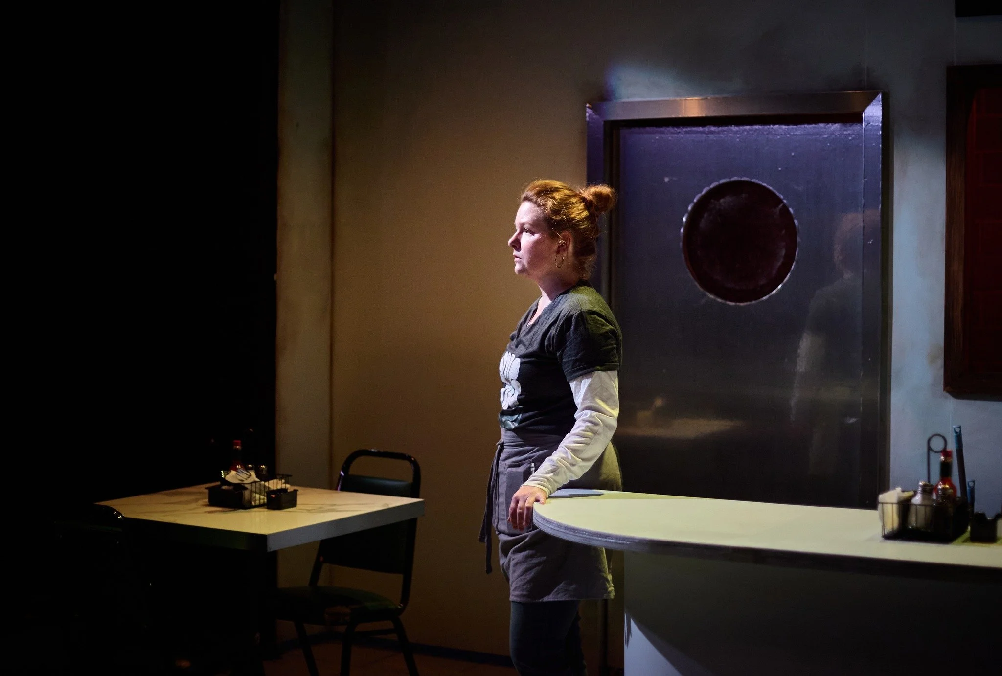 Designer Friday -  The Lighting of THE COUNTER ✨

As we head into another weekend of performances, we want to shine a light on Christina Giannelli, whose lighting design for THE COUNTER adds striking depth and nuance&mdash;drawing the audience in and