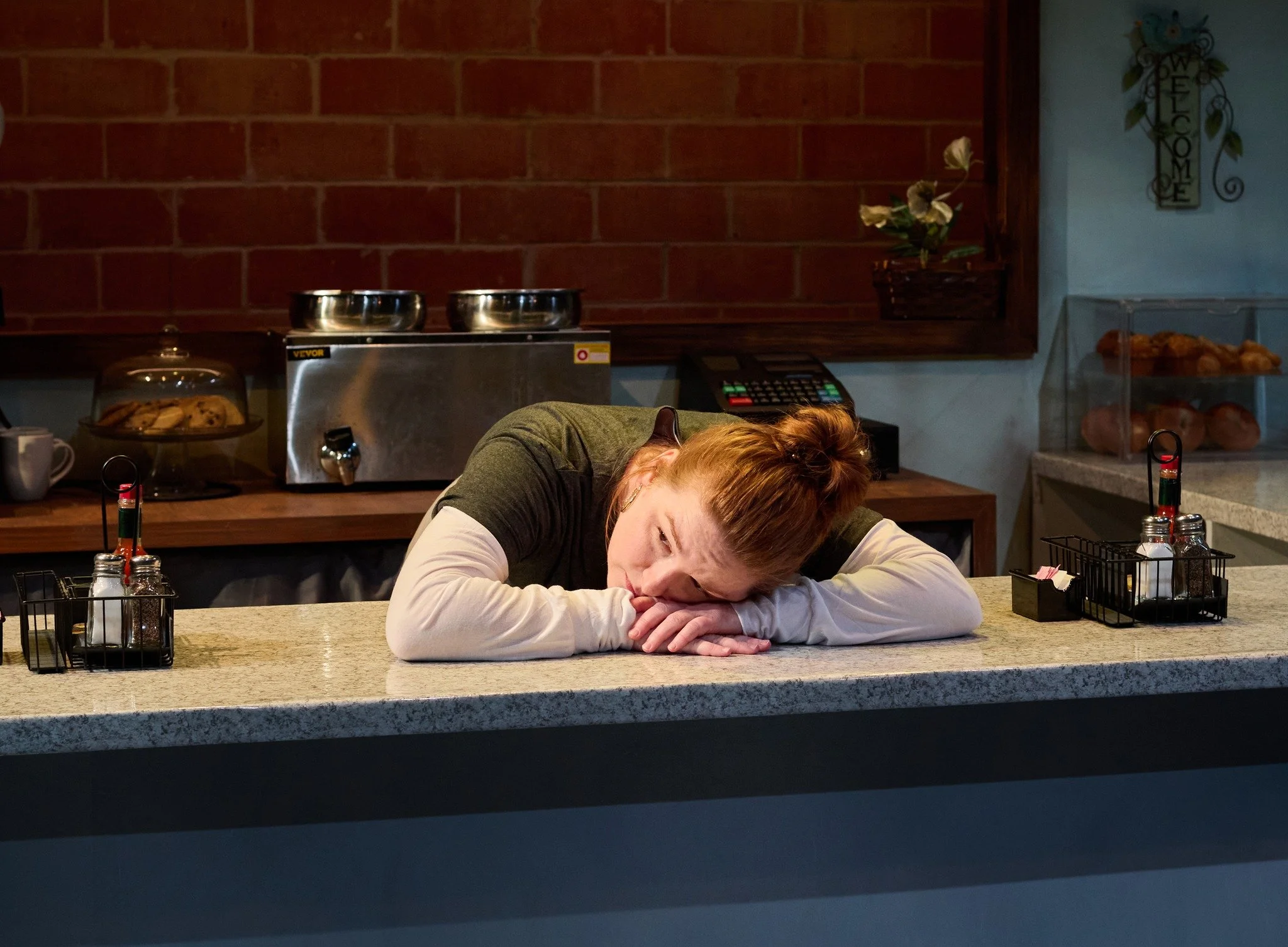 Don't be sad you missed THE COUNTER! Another weekend starts today!

In a small town diner, Paul asks Katie to poison his coffee and their unlikely friendship takes a startling turn. 

Tickets available at 4thwalltheatreco.com/the-counter

#houstonthe