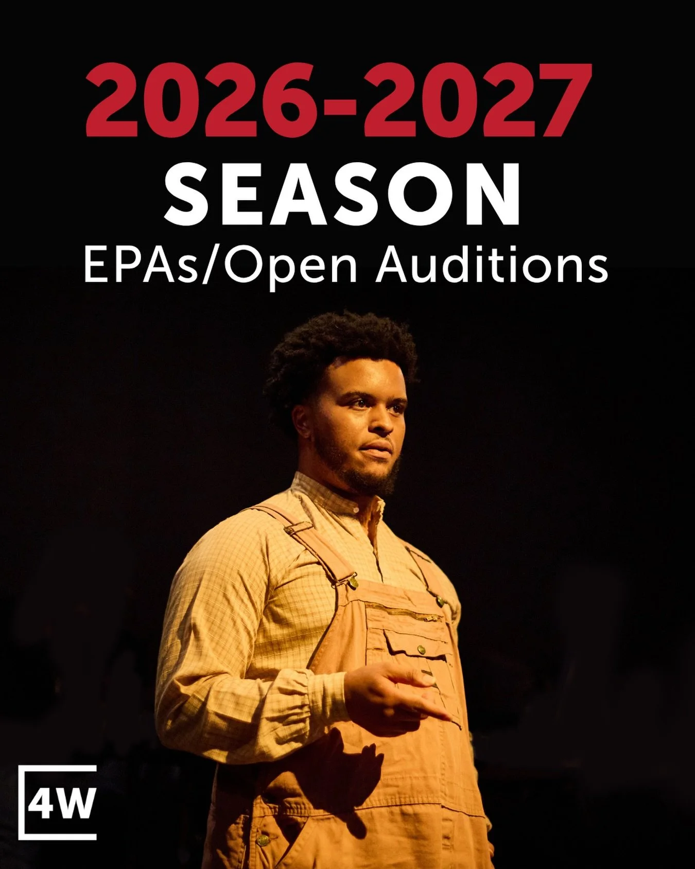 4th Wall Theatre Company and A.D. Players are holding joint Equity Principal Auditions for our 2026&ndash;2027 season titles!

Auditions will take place at our 4th Wall&rsquo;s STUDIO 101 at Spring Street Studios:

Wednesday, May 6 | 10:00 AM&ndash;5