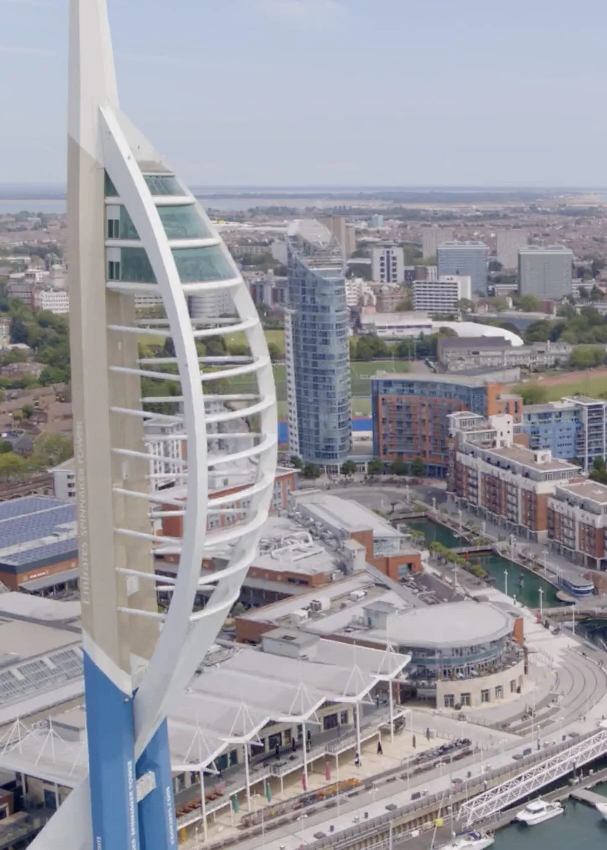 Gunwharf Quays reopens: drone photos show the shopping centre’s preparations