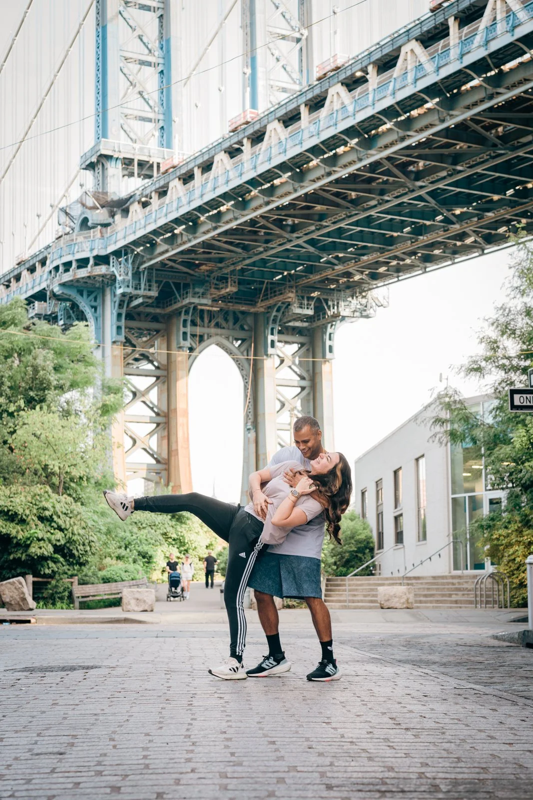 Brooklyn Bridge Wedding Proposal Engagement Photographer