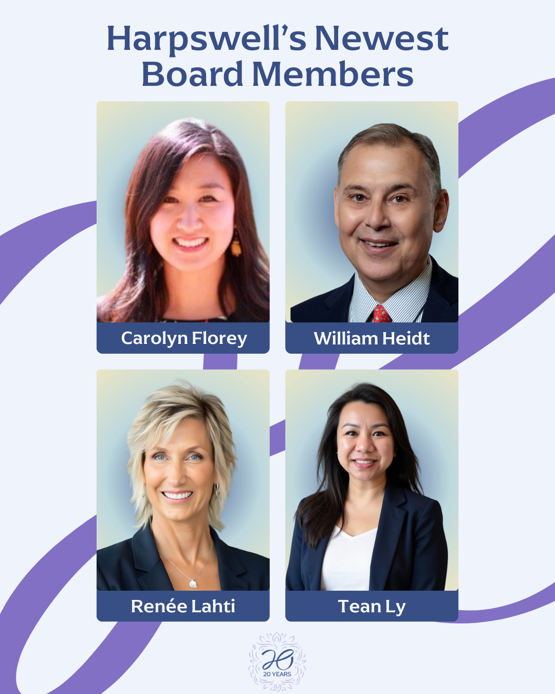 Harpswell Welcomes Four New Board of Trustees Members