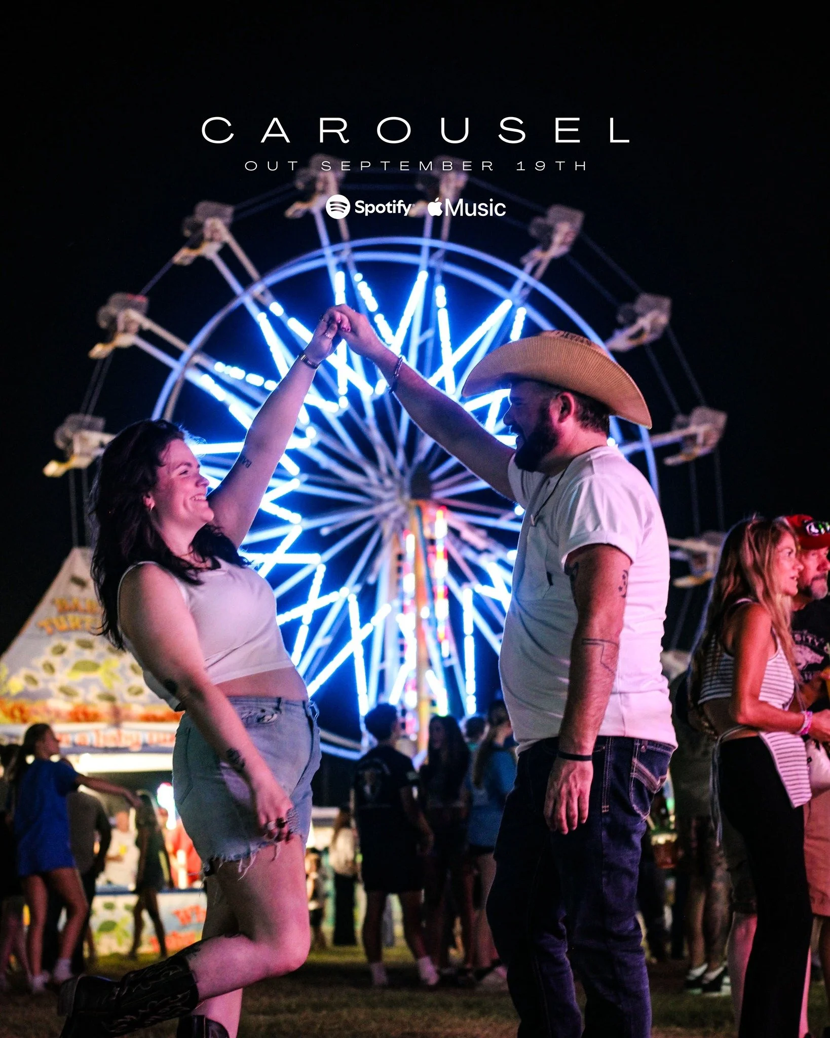 We don&rsquo;t kiss and tell 🎡💋 Carousel out at MIDNIGHT 

👉 jtandthedamnthing.com/carousel