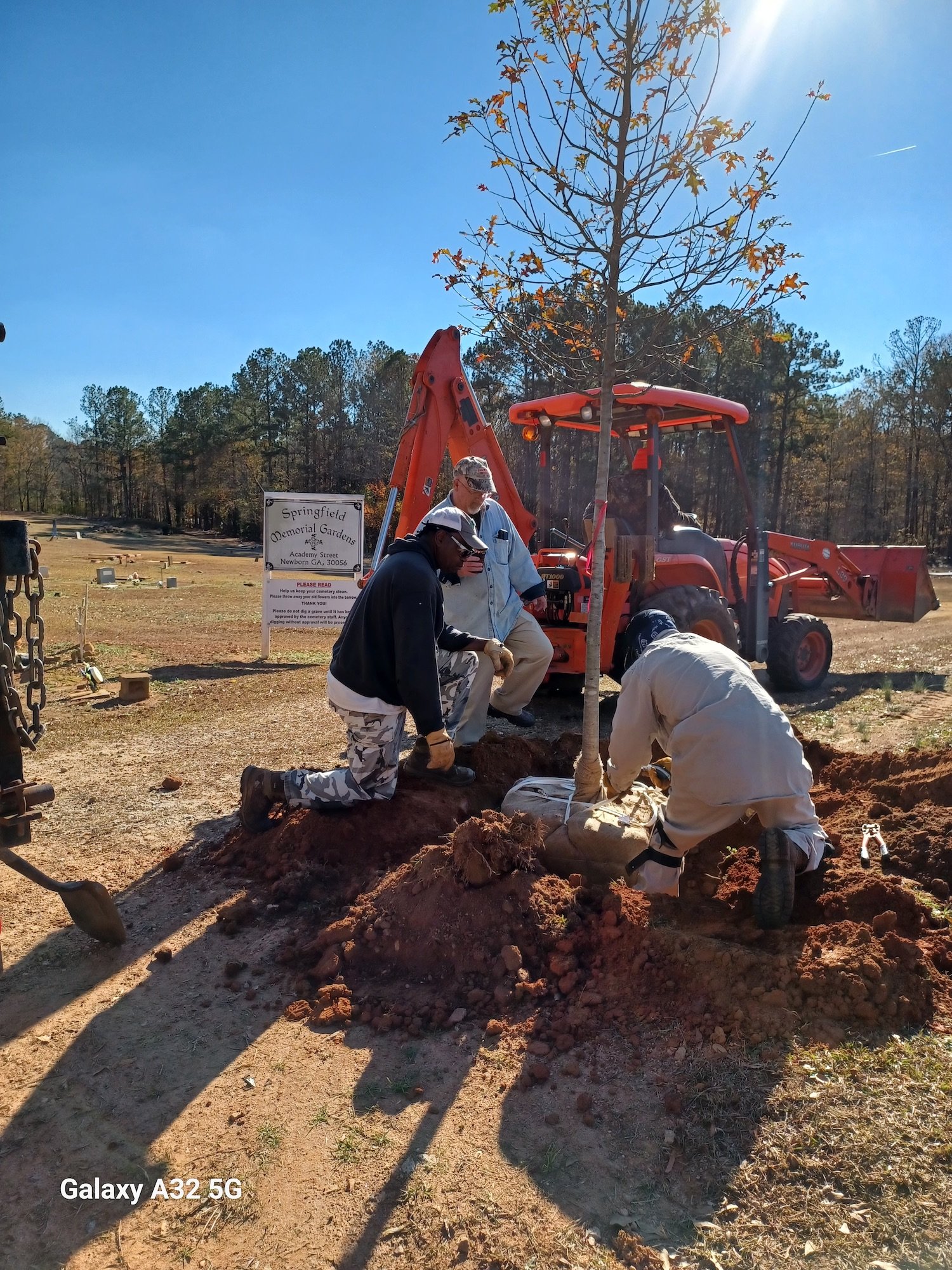 Cemetery Tree Planting 