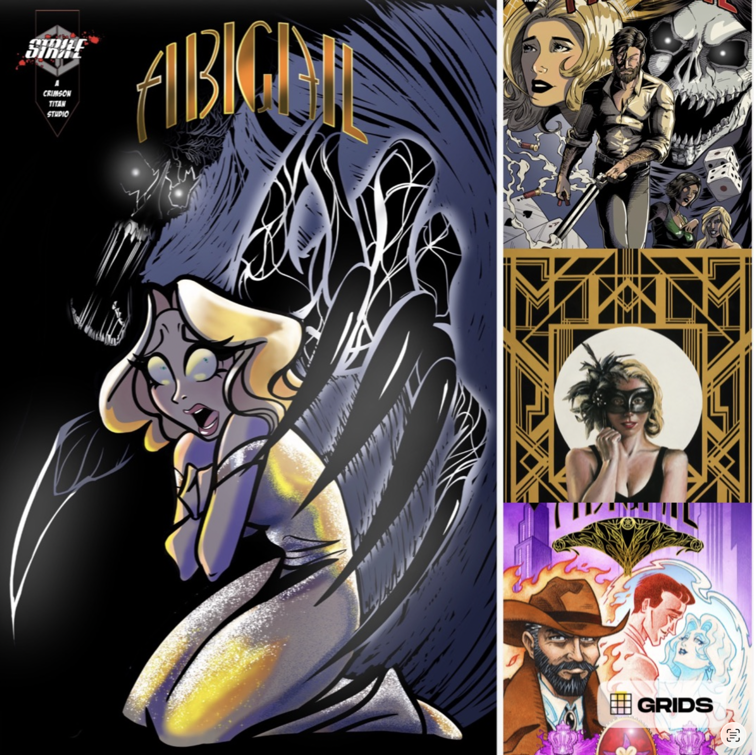 Abigail Issue #1 Covers Collection (Set of 4)