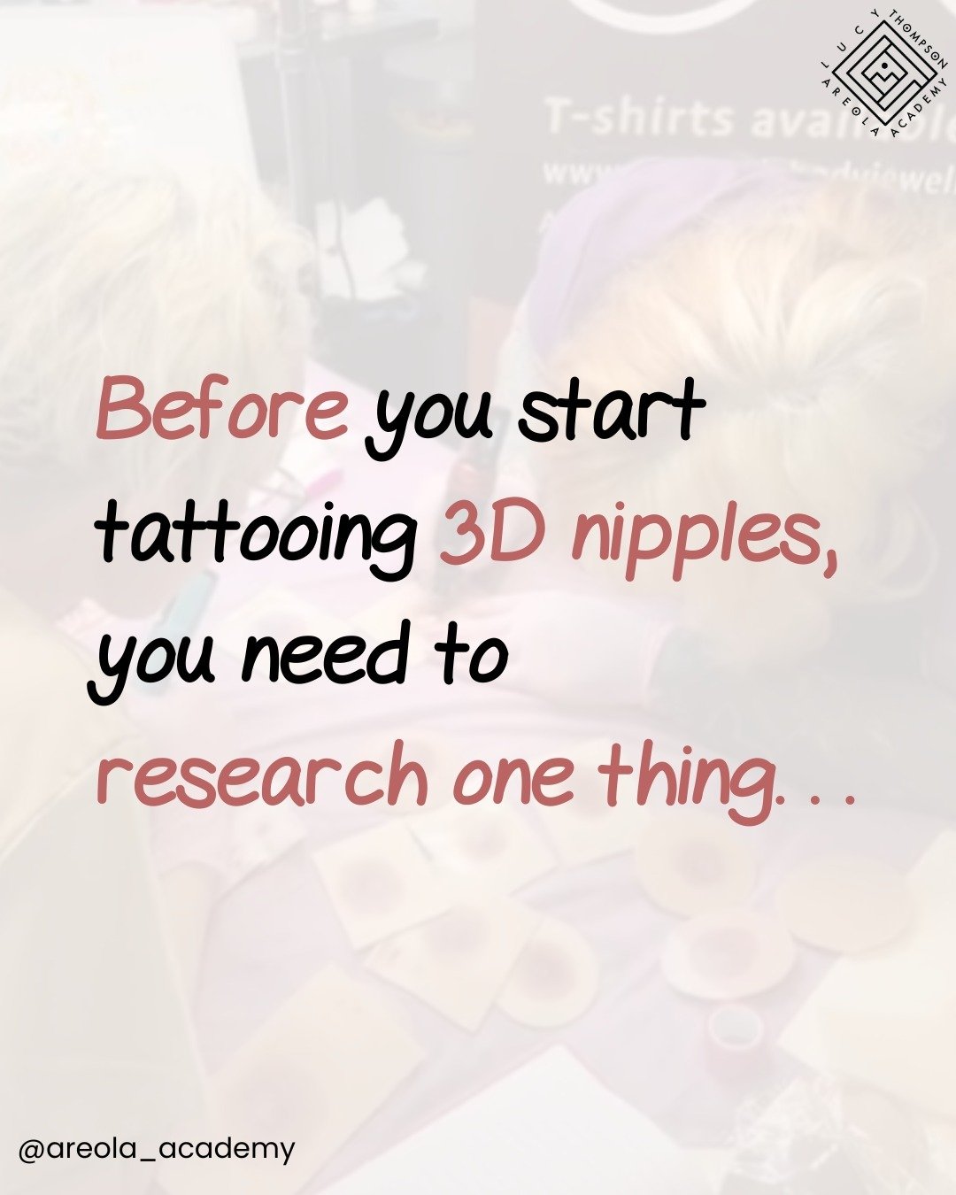 It's easy to get swept up in the thought of changing people's lives for the better (𝘢𝘯𝘥 𝘐 𝘭𝘰𝘷𝘦 𝘪𝘵 𝘵𝘰𝘰), but did you realise this? ⤴️ 

Becoming a medical tattooer, especially one that handles such emotional and delicate times for people 