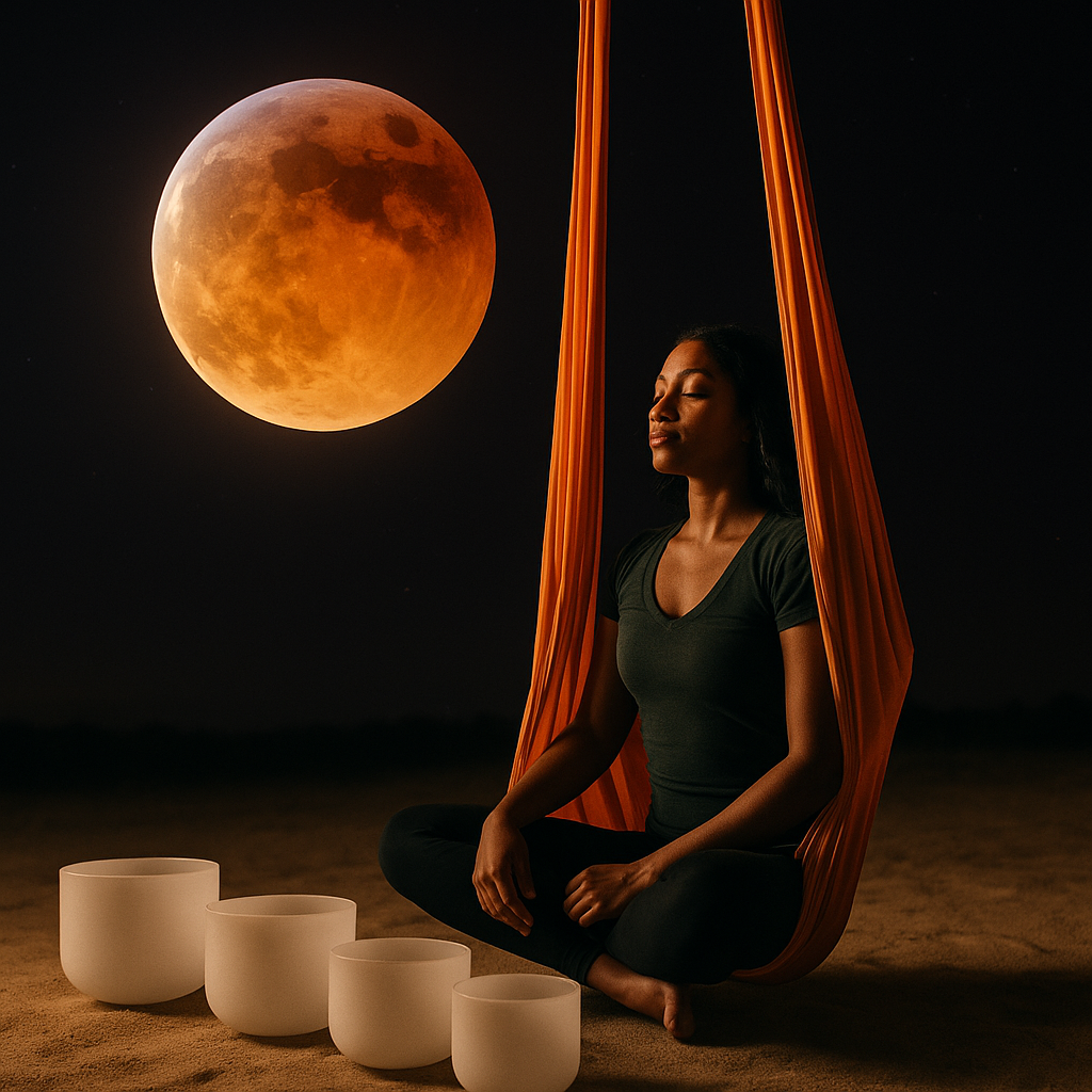 Lunar Eclipse Sound Healing in the Silks