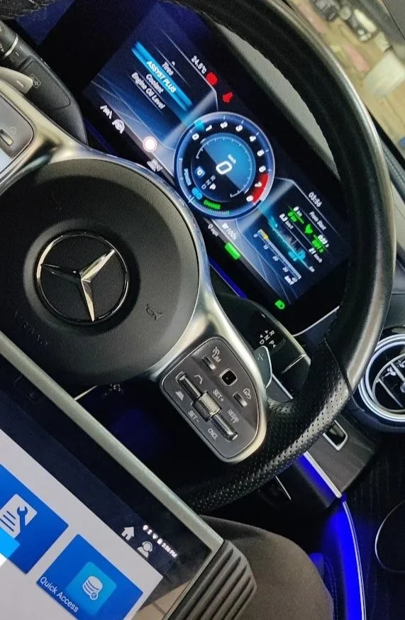 2020 Mercedes-Benz E-Class in for a chronic misfire diagnosis and resolution