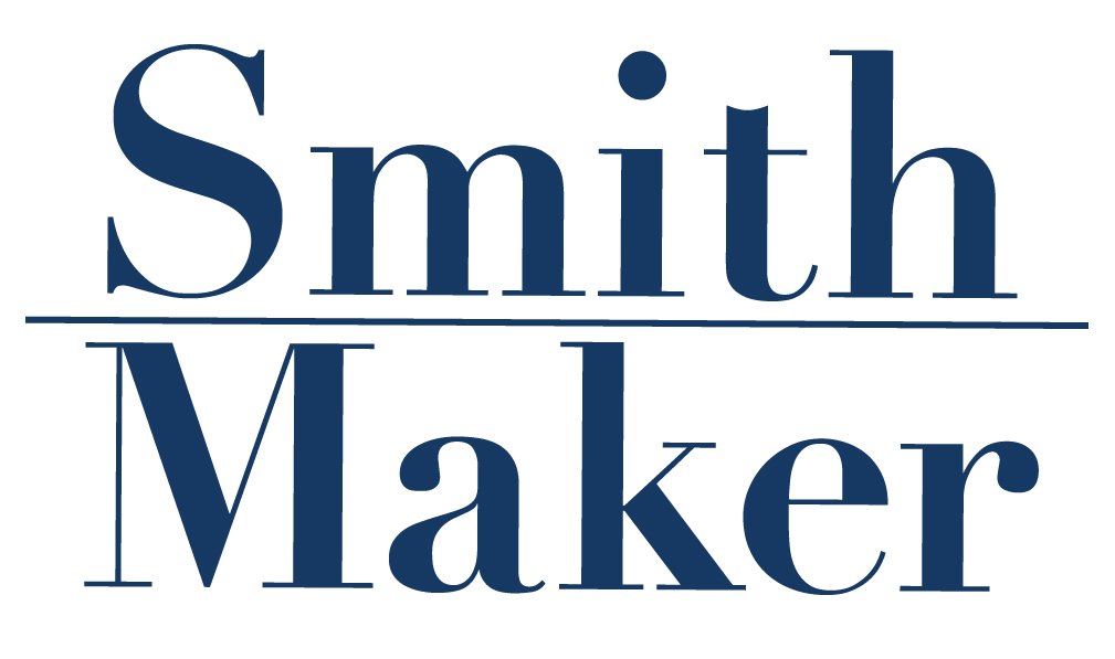 SmithMaker Logo Design navy stacked