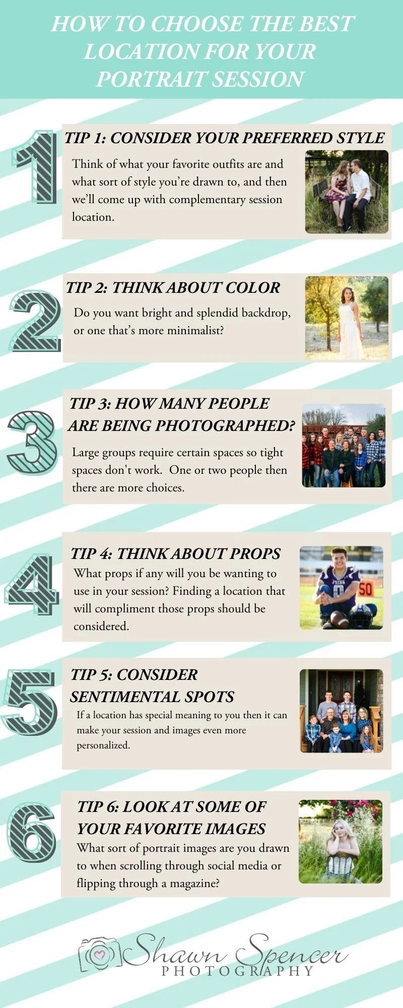Photography Session Location Guide.pdf T&T: How to Choose the Best Location for Your Portrait Session — Shawn ...