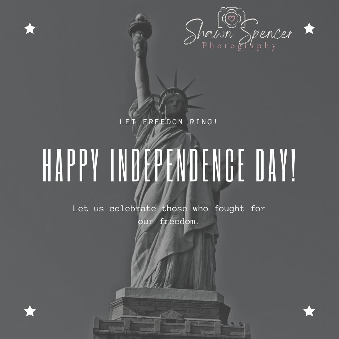 🎆 Happy 4th of July! 
Wishing you a day filled with sunshine, laughter, and celebration with the ones you love. May your day be full of joy, gratitude, and red, white &amp; blue memories.

God Bless the USA&mdash;and the freedom we celebrate today! 