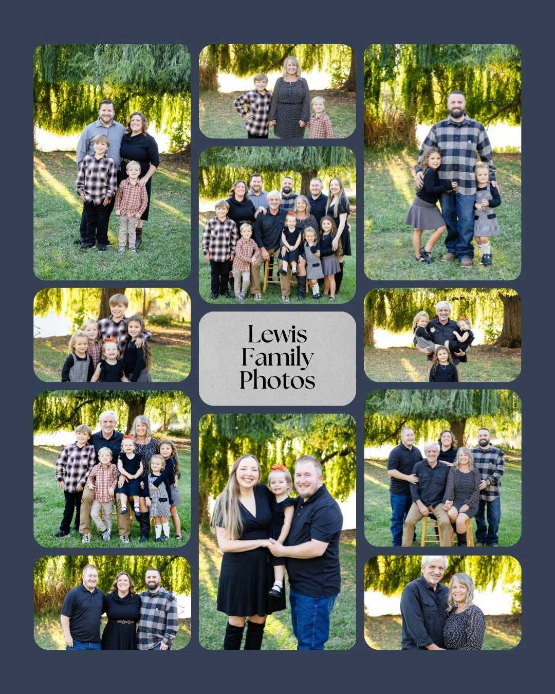Lewis Family Extended Portraits | Camden Lake Park, Elk Grove
It’s always such a joy to see returning families — especially when they bring everyone together for updated portraits! The Lewis family gathered at Camden Lake Park for a gold