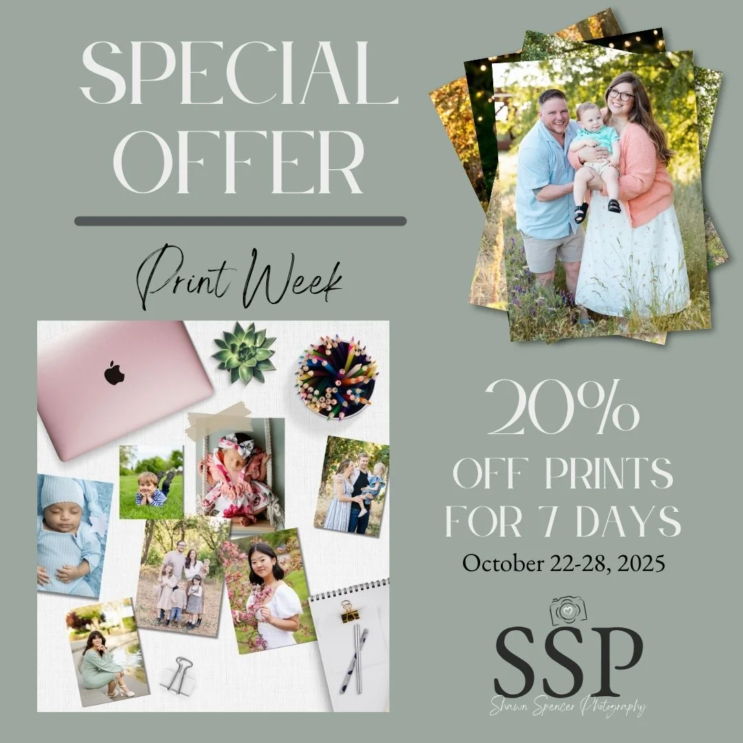 Print Week – 20% Off Prints for 7 Days
๐ผ๏ธ **Print Week – 20% Off!** ๐ผ๏ธ
For 7 days only, enjoy 20% off all prints from your gallery. Turn your favorite portraits into beautiful wall art or the perfect holiday gift.
๐
 Sale runs October
