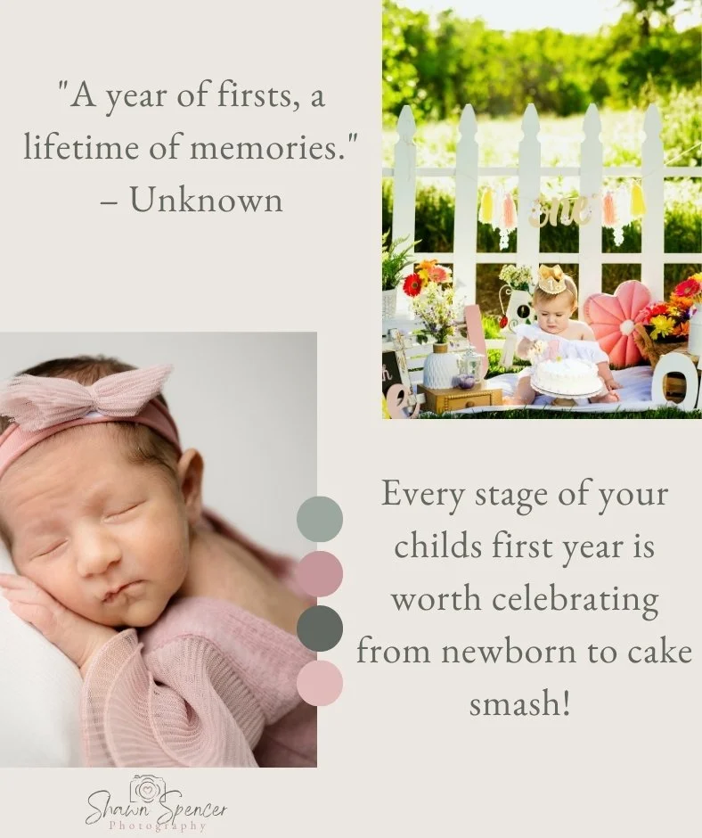 &quot;A year of firsts, a lifetime of memories.&quot; &ndash; Unknown

Every stage of your child's first year is worth celebrating from newborn to cake smash!