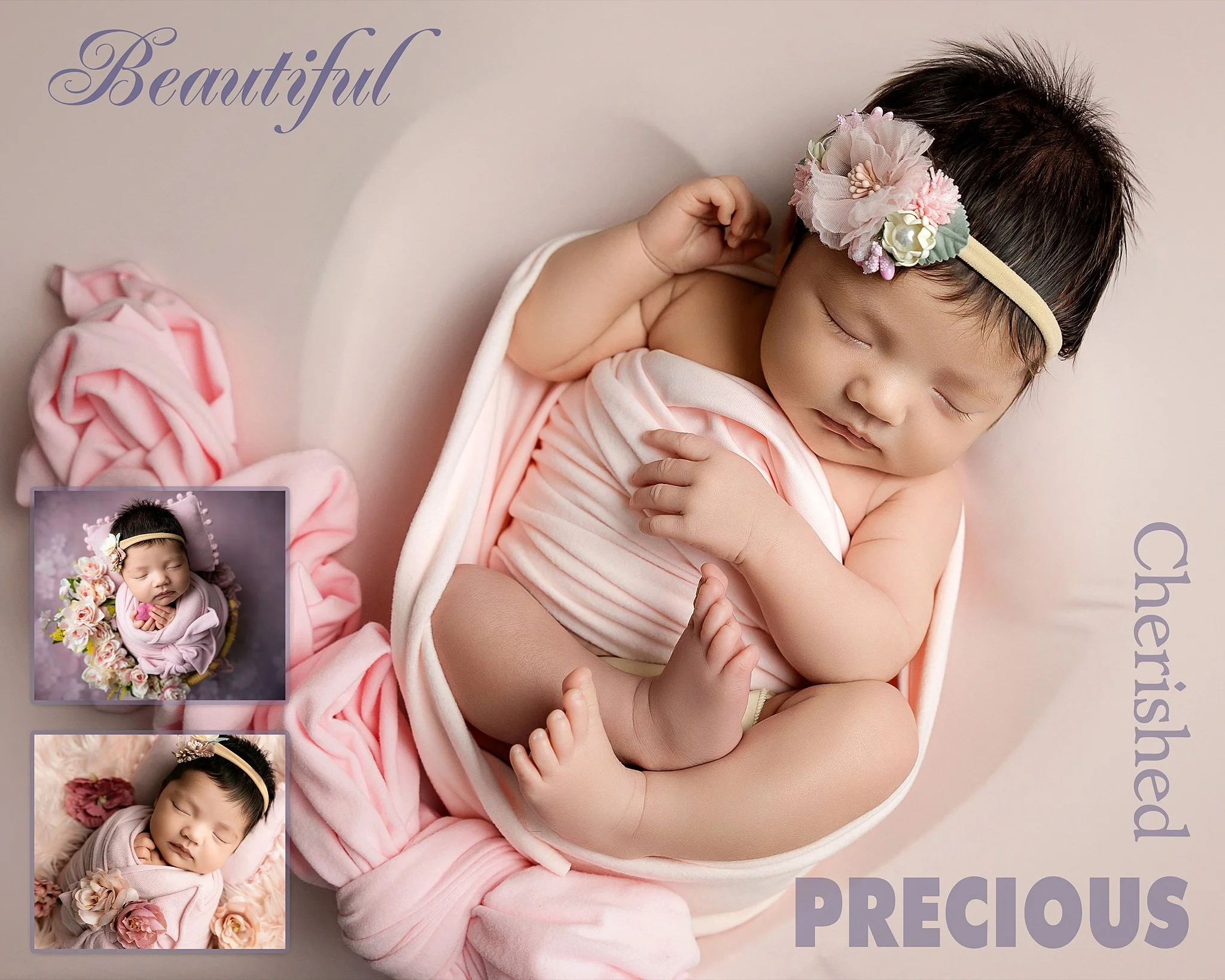 Soft Florals, Meaningful Details &amp; a Sweet First Christmas | Sophie Arwen Wildes Newborn Photos