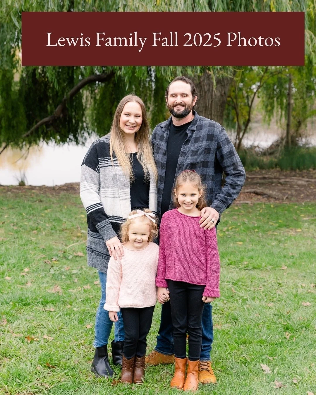 Playing a little catch-up sharing sessions from the past few months &mdash; 
it&rsquo;s been a busy season around here!

Thanksgiving family photos with my baby brother and his crew 🤍

Every year when Timothy, Amelia, and the girls come up from Sout