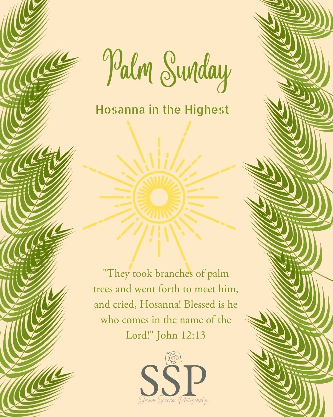 Today we remember Jesus&rsquo; triumphant entry into Jerusalem &mdash; a moment of praise, humility, and the beginning of Holy Week.

Palm Sunday is a beautiful reminder that God&rsquo;s plans are always bigger than we see in the moment. It invites u