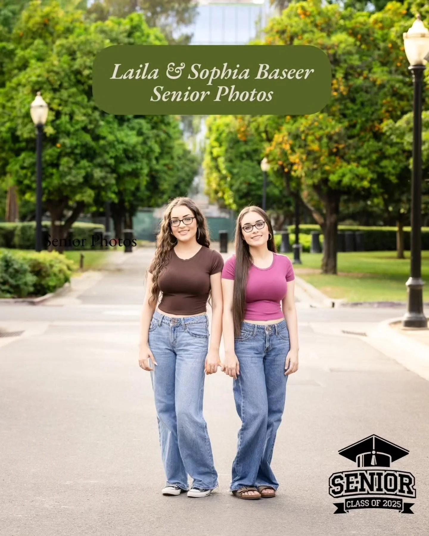 This was such a special one 🤍 My first time photographing twins for a senior session, and I loved every minute of it.

Laila and Sophia are both graduating from Franklin High School this May and heading to Sacramento State in the fall (Psychology an