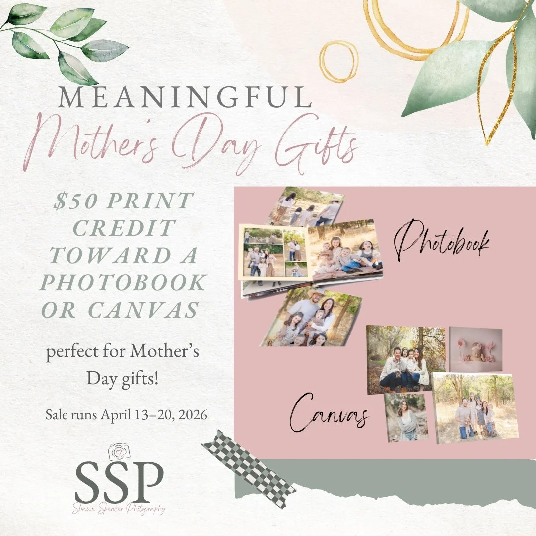 Looking for a meaningful Mother&rsquo;s Day gift? Your portraits might already be the answer.

If you have a gallery from a past session, this is the perfect time to turn your images into something special. From April 13&ndash;20, a $50 print credit 