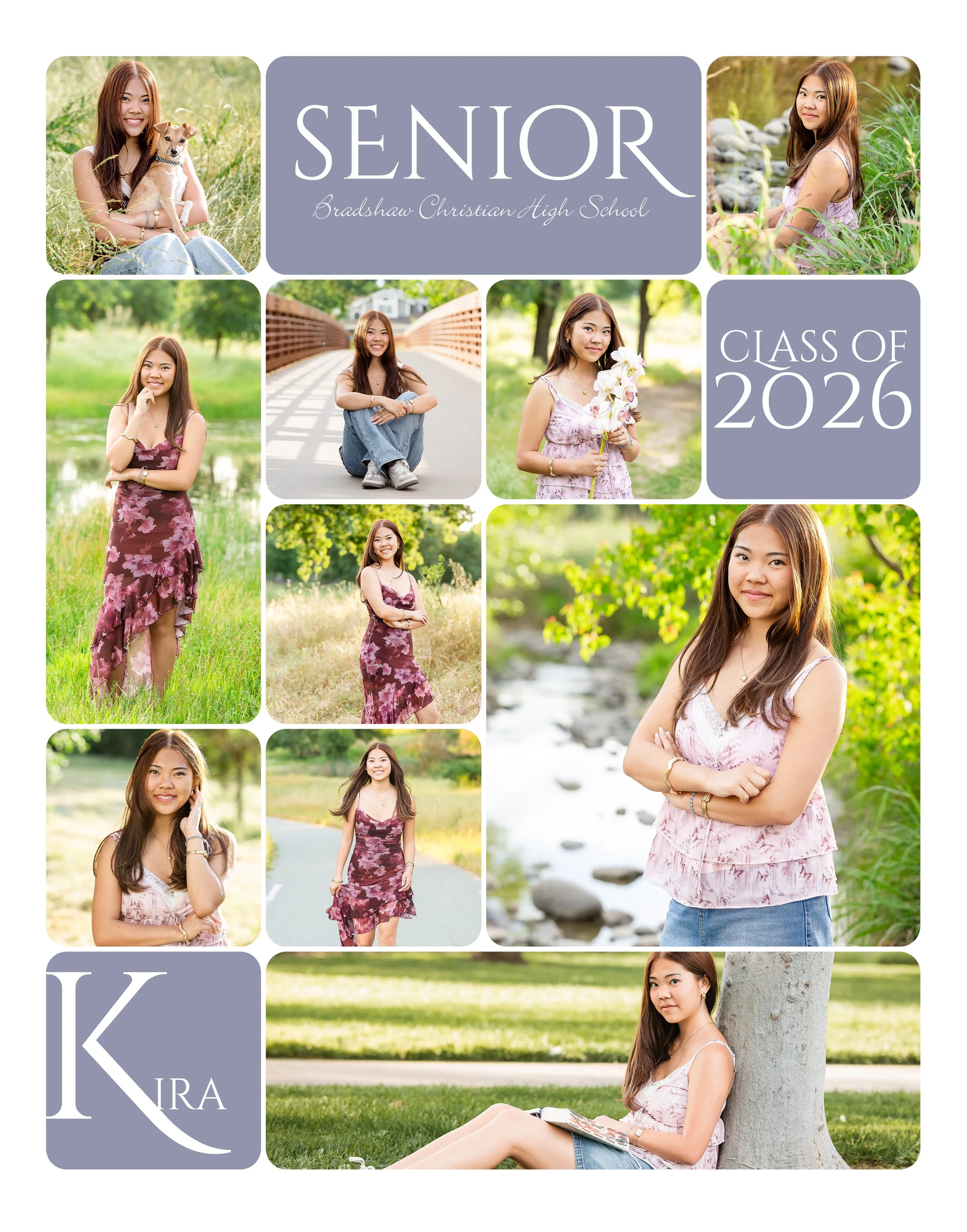 Kira Melia Tsuda-Nguyen Senior Photos at Jack Hill Park