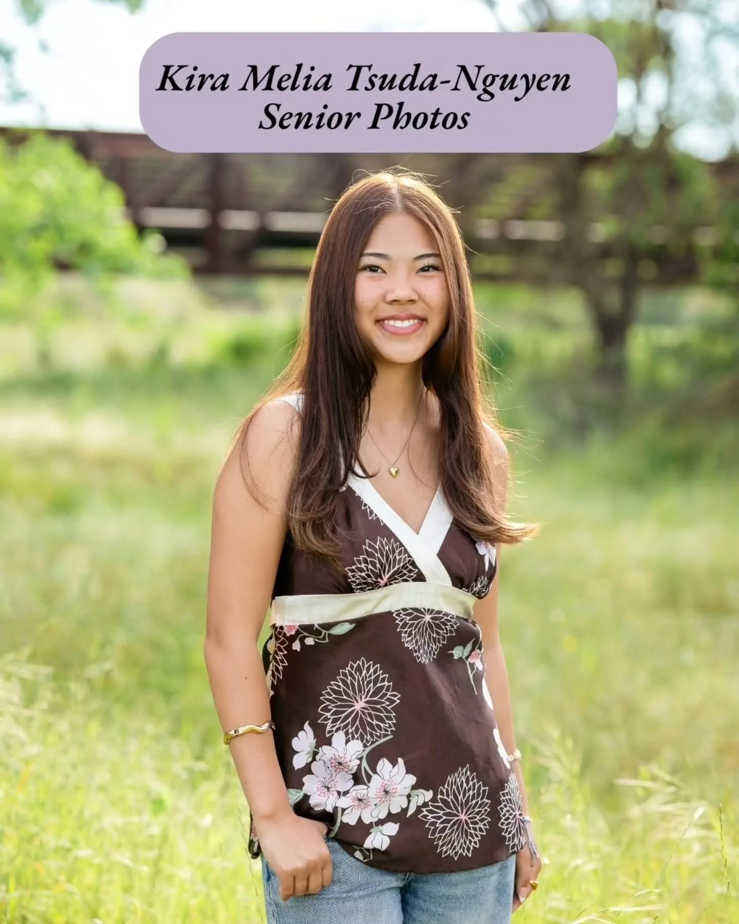 Kira&rsquo;s senior session was the perfect mix of soft light, natural movement, and meaningful details 🤍

We spent the evening at Jack Hill Park in Elk Grove, moving through tall grass, the bridge, creekside spots, and open fields as the sun starte