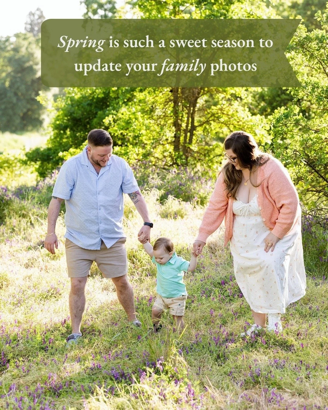Spring is such a sweet season to update your family photos &mdash; the weather is comfortable and the light is soft.

Family sessions with me are all about connection. We&rsquo;ll get a few everyone-looking shots, but the real magic is in the in-betw