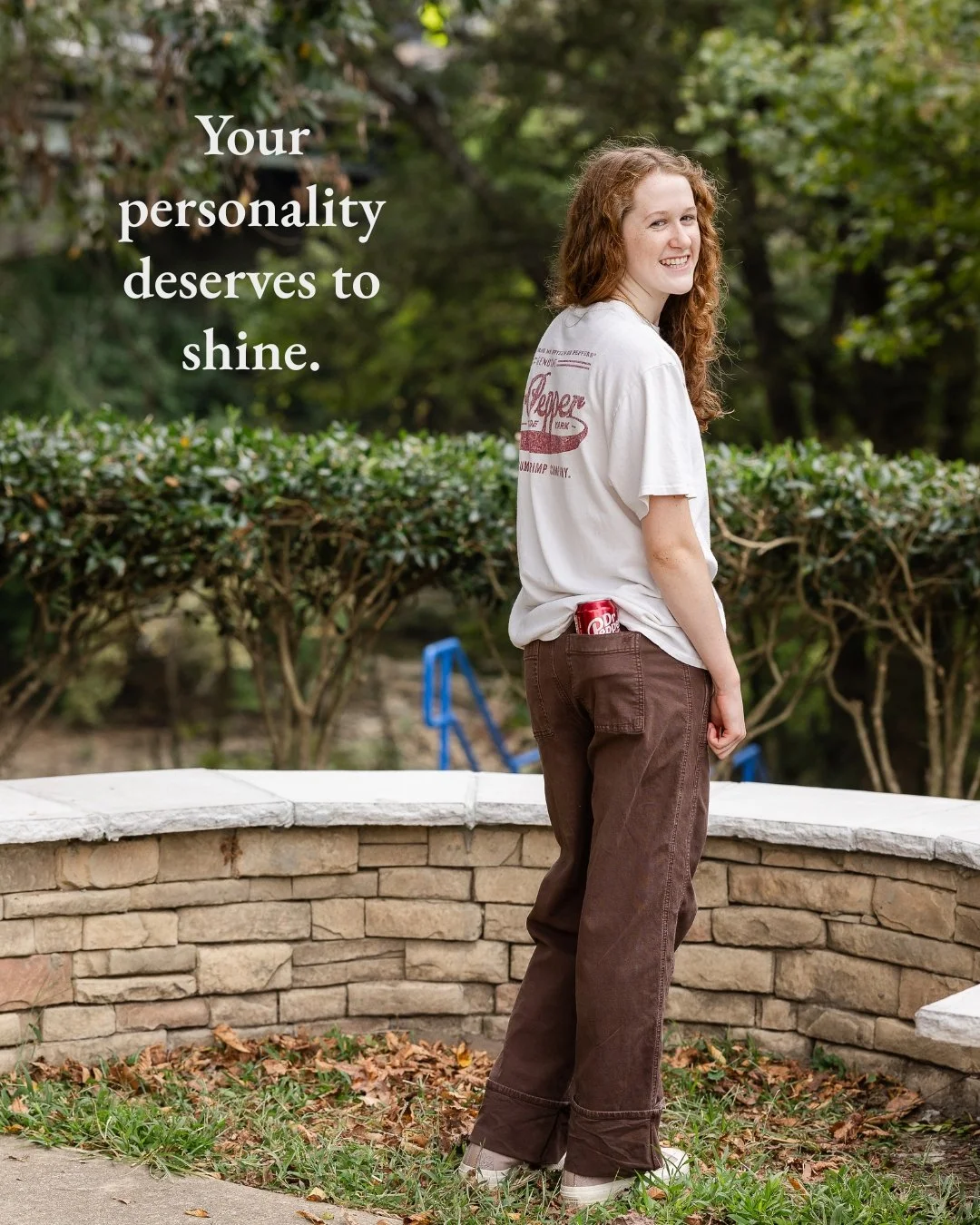 Senior personality &amp; individuality

One of my favorite parts of senior sessions is capturing personality.

Every senior brings something different &mdash; confidence, humor, quiet strength, creativity. My goal is to let those traits come through 