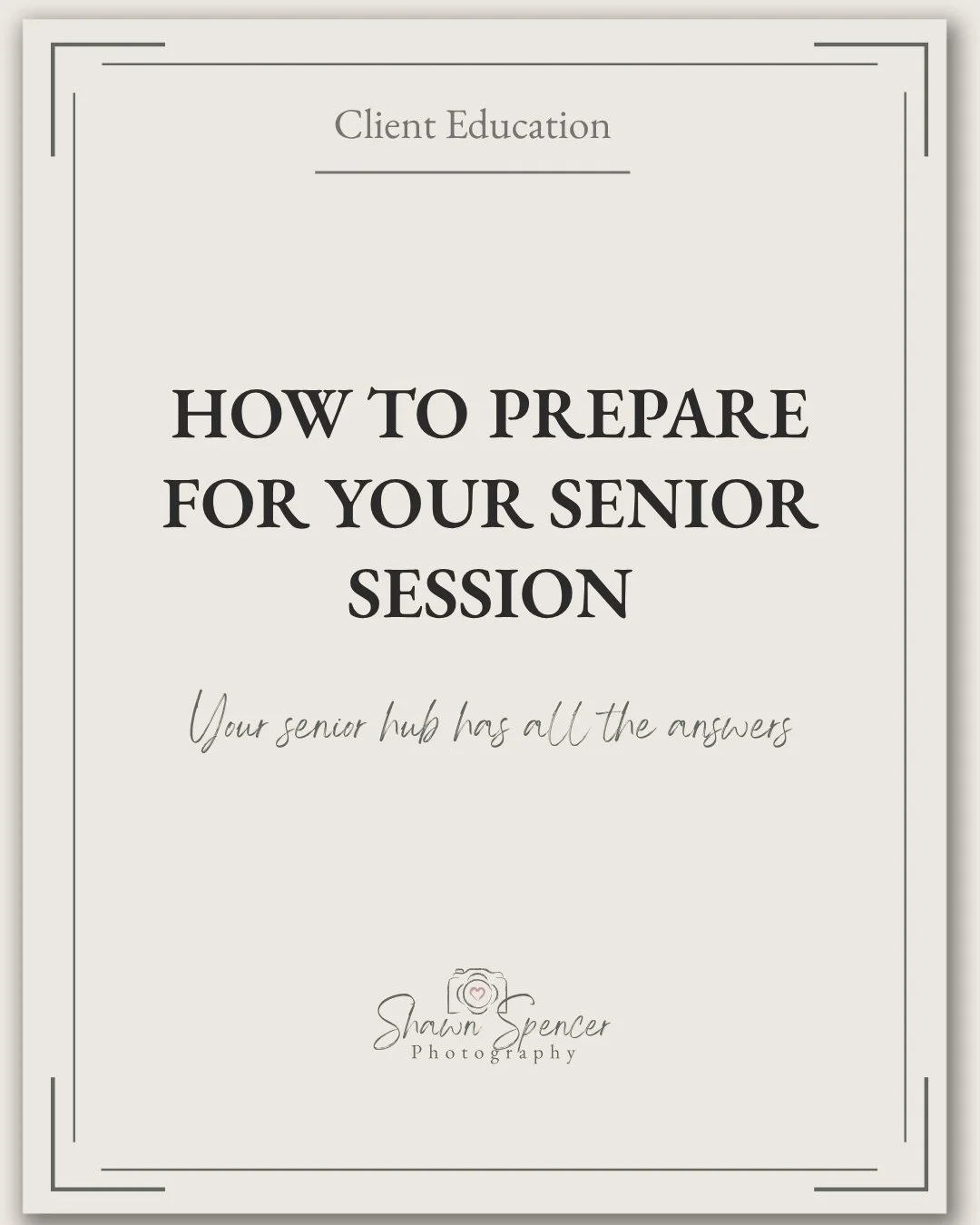 One of the most common questions seniors ask before their session is, &ldquo;How do I get ready for it?&rdquo;

The good news is that it&rsquo;s actually very simple.

Start by choosing a few outfits that feel like you. Bring pieces that reflect your