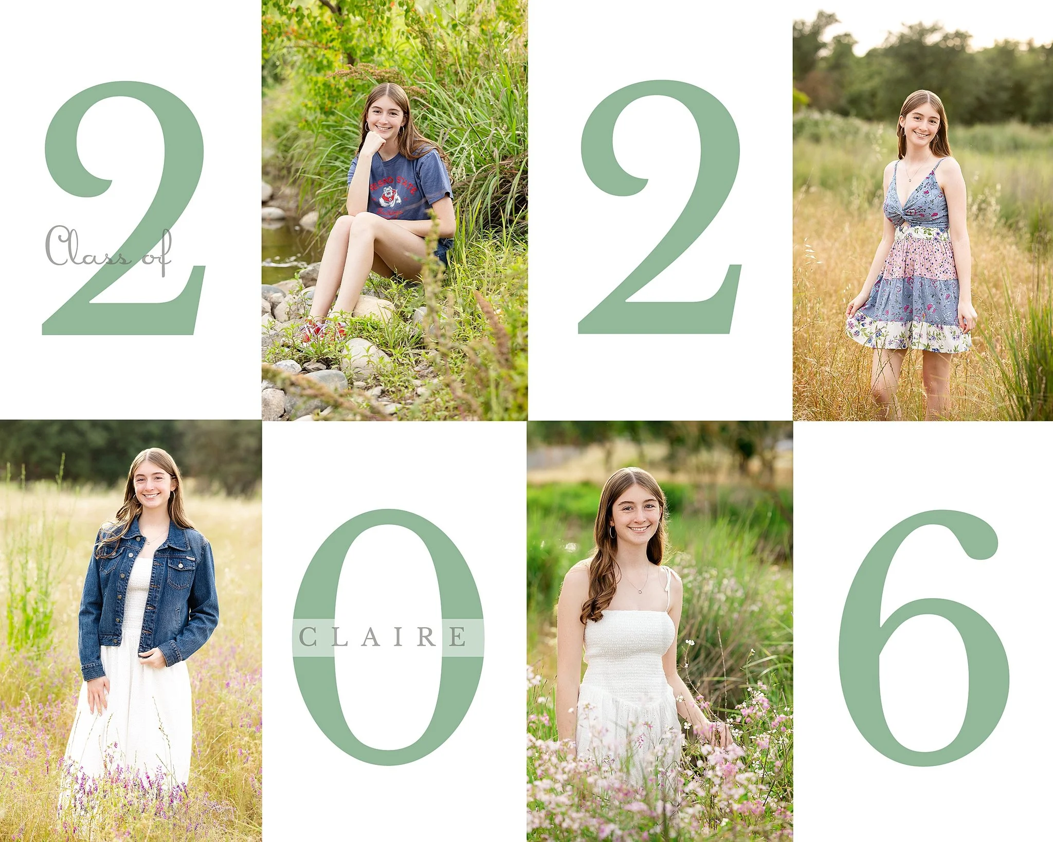 Claire Johnson’s Senior Portraits Surrounded by Wildflowers | Jack Hill Park