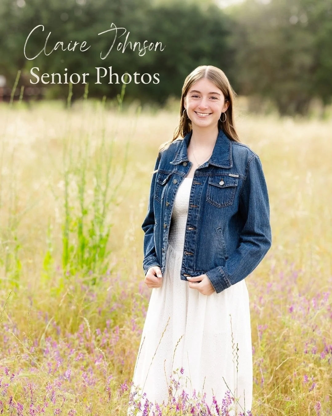 Loved getting to photograph Claire&rsquo;s senior portraits at Jack Hill Park 🤍

This session had such a natural flow to it&mdash;from starting out in the wildflower fields to bringing in her Fresno State gear for a more personal touch. Everything a