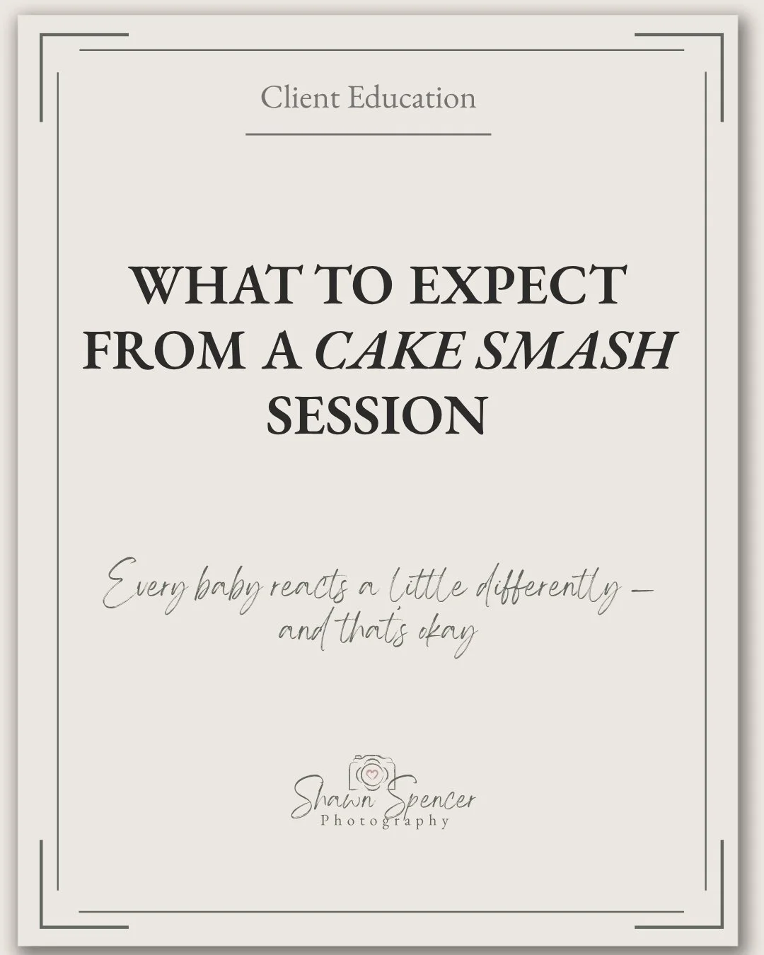 What to expect from a cake smash session 🤍

Cake smash sessions are meant to be fun, simple, and a celebration of your baby&rsquo;s first year &mdash; not something you have to overthink.

You don&rsquo;t need to worry about how your baby will react