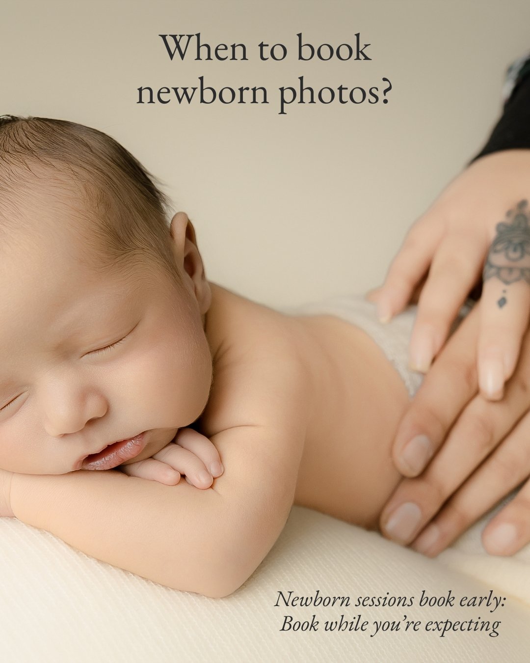 Newborn booking windows?

One of the best times to book a newborn session is before baby arrives.

Newborn sessions are scheduled with flexibility around due dates, so there&rsquo;s no pressure if baby arrives early or late. Planning ahead simply all