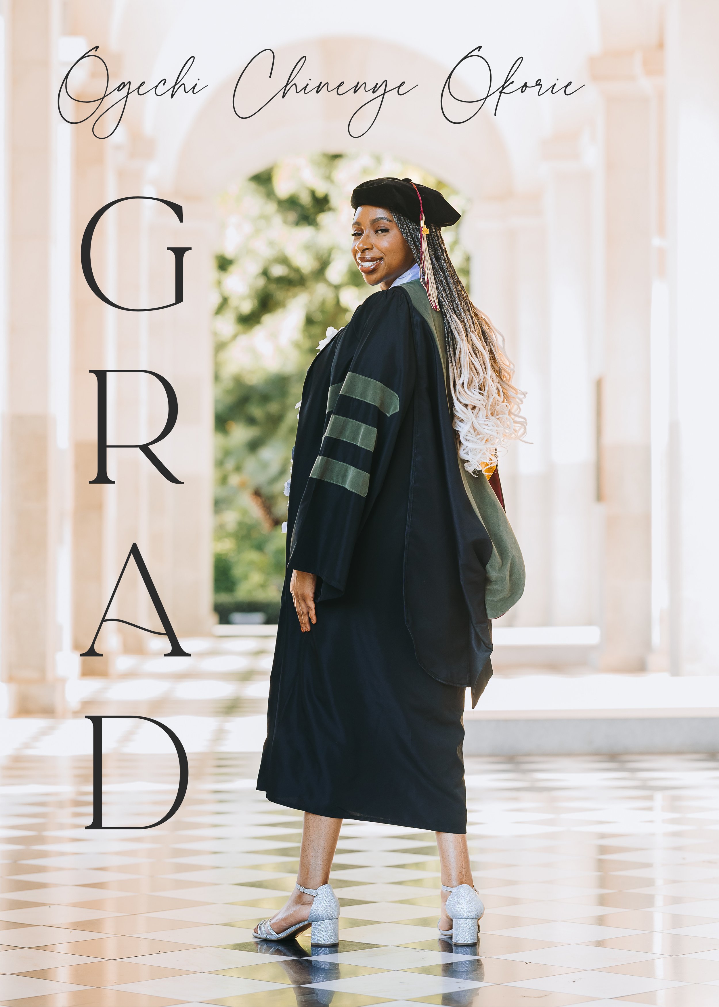 Ogechi Okorie College Graduation Photos | Sacramento Graduation Photographer
