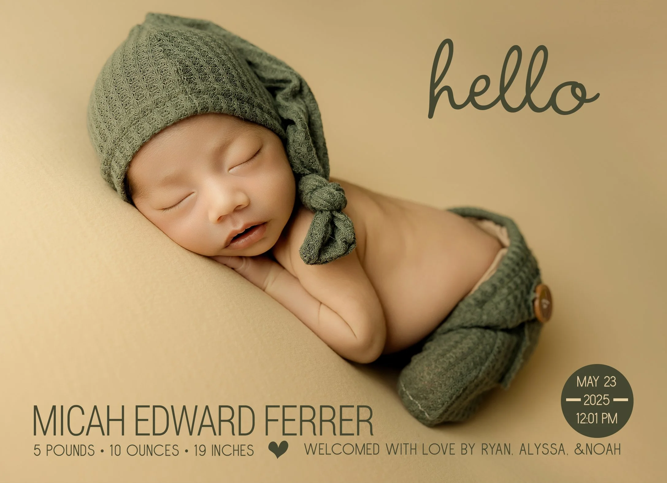 Micah Edward Ferrer Newborn Photos | Elk Grove Newborn Photographer