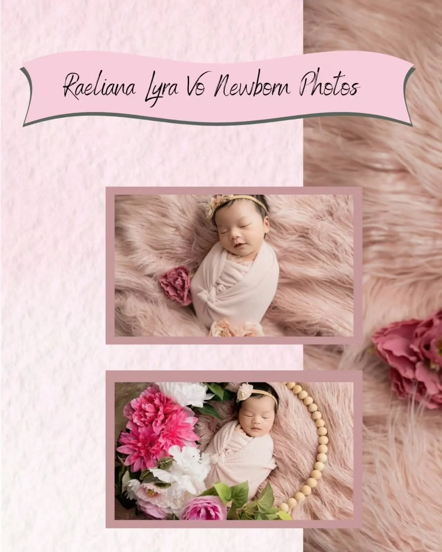 Welcome, Raeliana Lyra Vo! 🌸🐰✨

I had so much fun creating Raeliana's newborn session with her parents, Anna and Andrew. Mom envisioned lots of softer colors, especially pinks, along with flowers, organic textures, and bunnies&mdash;and we definite