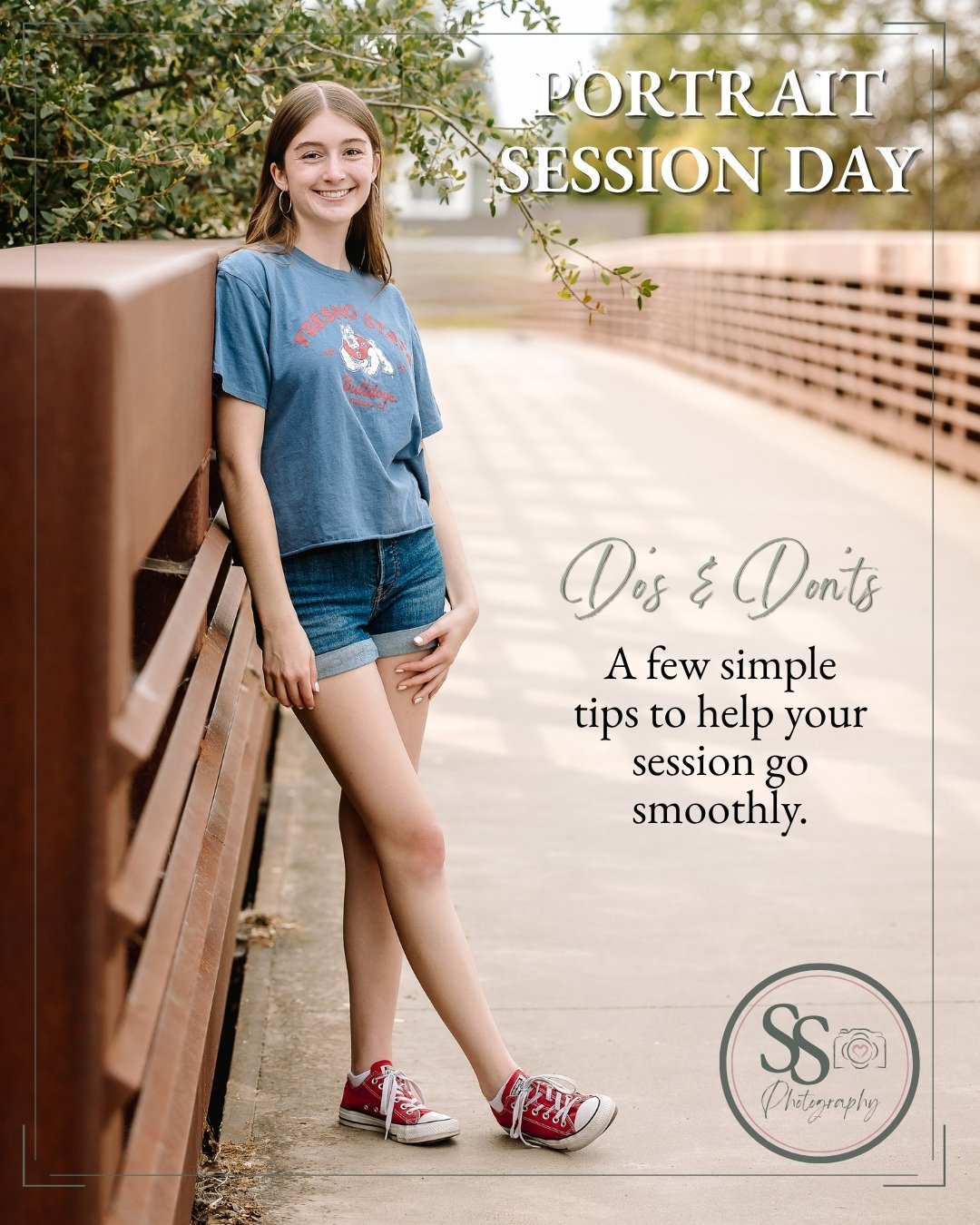 Portrait session day is here! You&rsquo;ve chosen your outfits, picked your location, and taken care of the details. Now it&rsquo;s time to enjoy the experience.

A little preparation before your session can make the day feel easier, but that doesn&r
