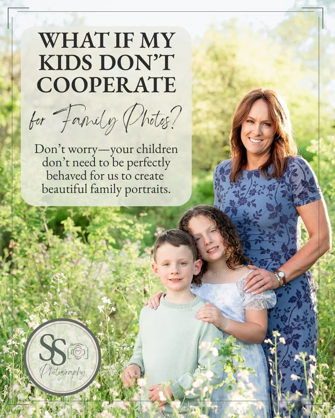 One of the worries I hear from parents about family photos is, &ldquo;What if my kids don&rsquo;t cooperate?&rdquo;

Here&rsquo;s the thing: I don&rsquo;t expect children to behave perfectly for an entire portrait session.

Some kids are ready to jum