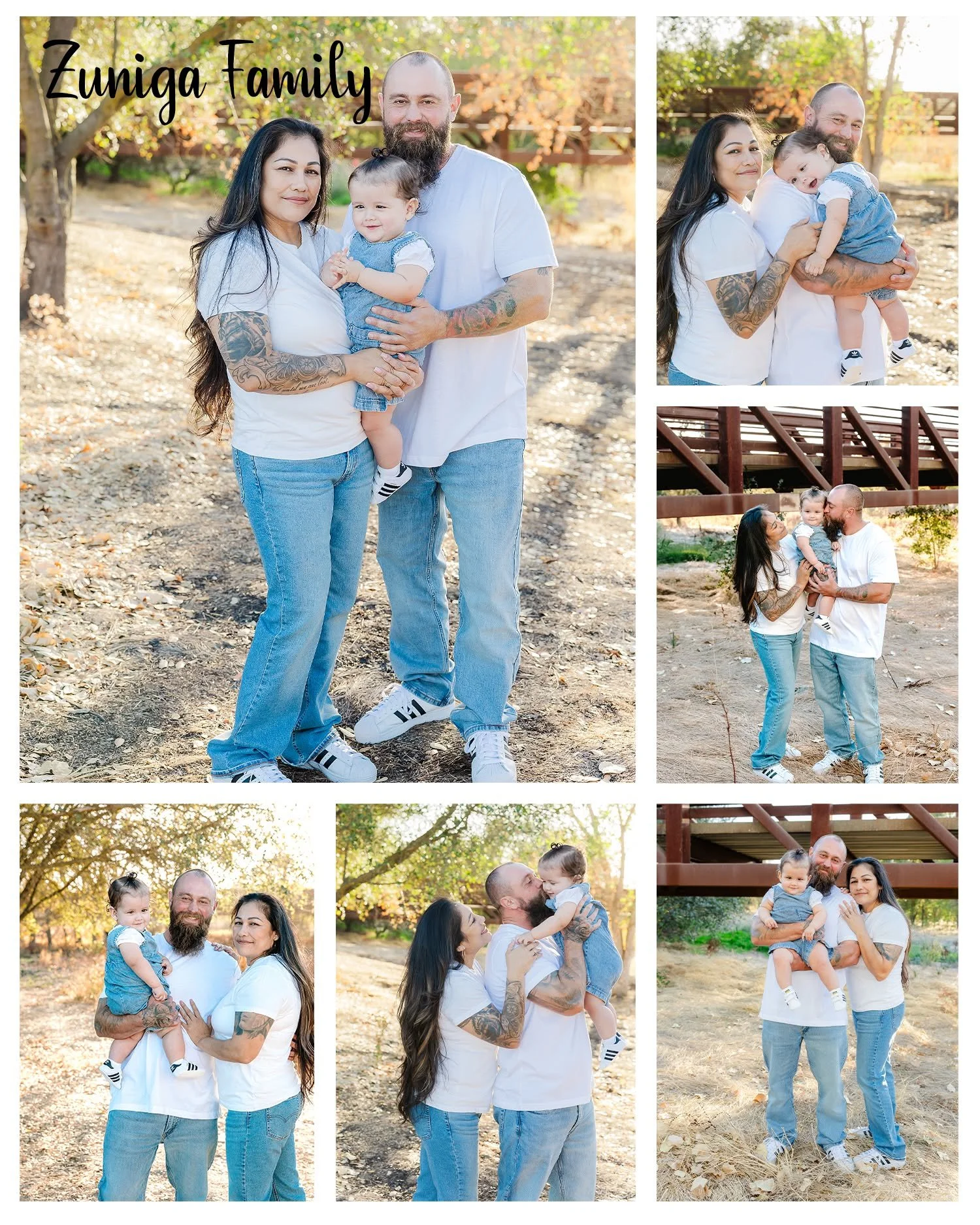 A beautiful fall evening, golden sunlight, and a very special first family portrait session! 🍂☀️

I had the pleasure of photographing the Zuniga family at Jack Hill Park in Elk Grove this past weekend!

Since these were their very first family portr