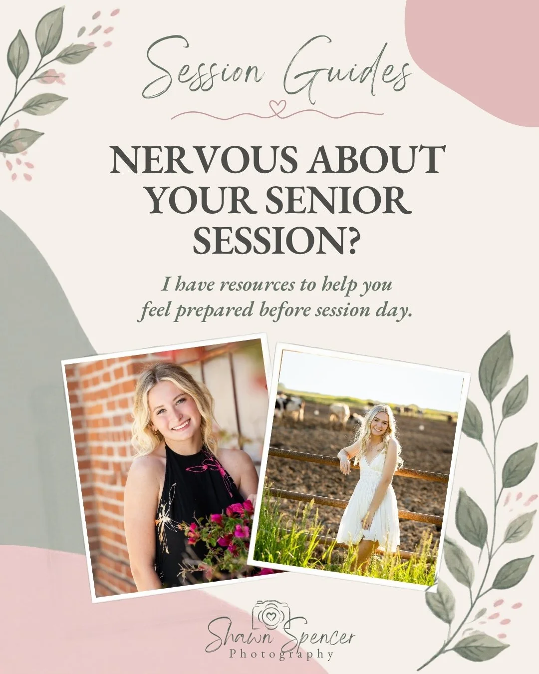 Feeling a little nervous about your senior portrait session? There can be a lot to think about before session day&mdash;from what to wear and how to prepare your hair and makeup to all those little details that are easy to forget.

That&rsquo;s why p
