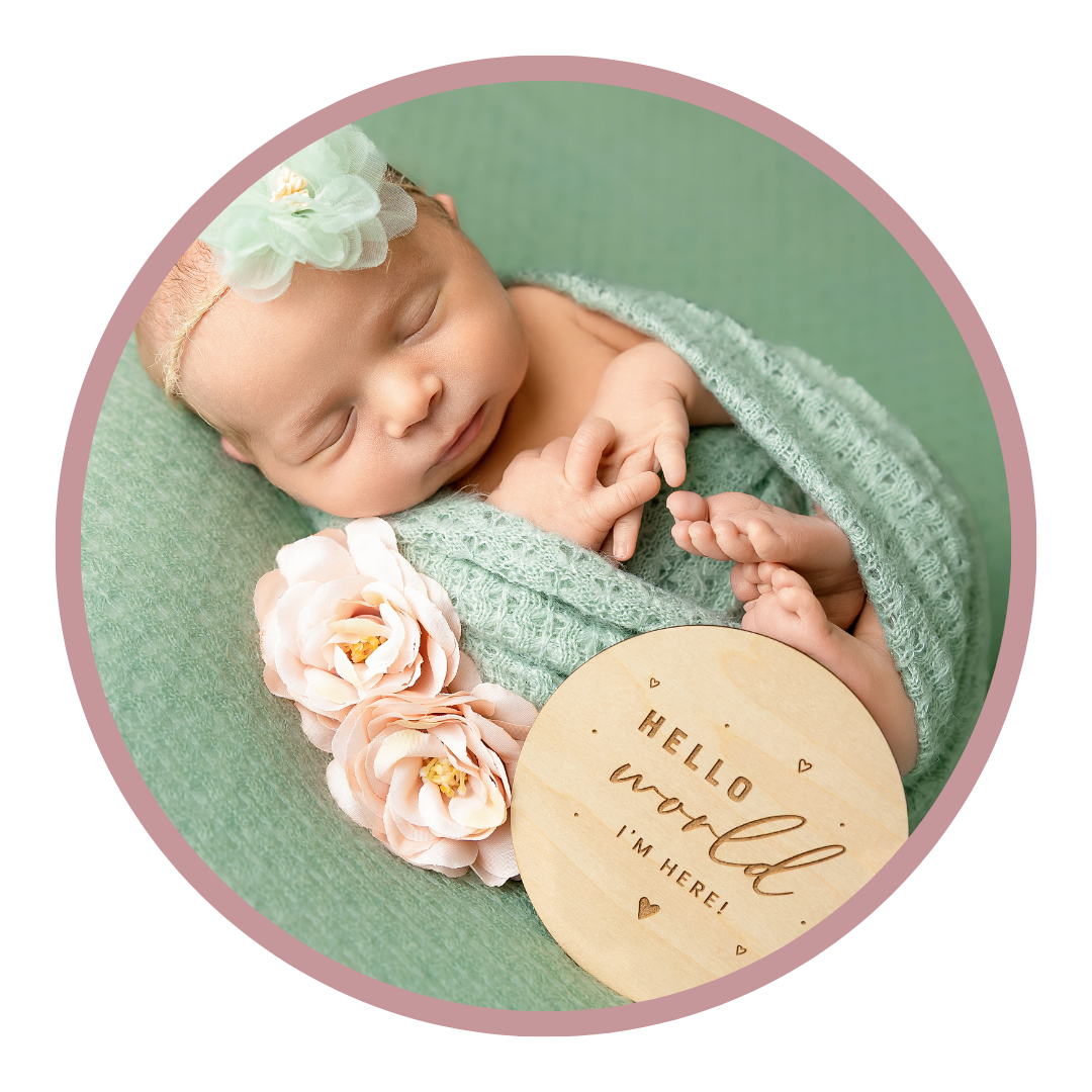 Newborn baby peacefully sleeping during a studio newborn photography session in Elk Grove, California