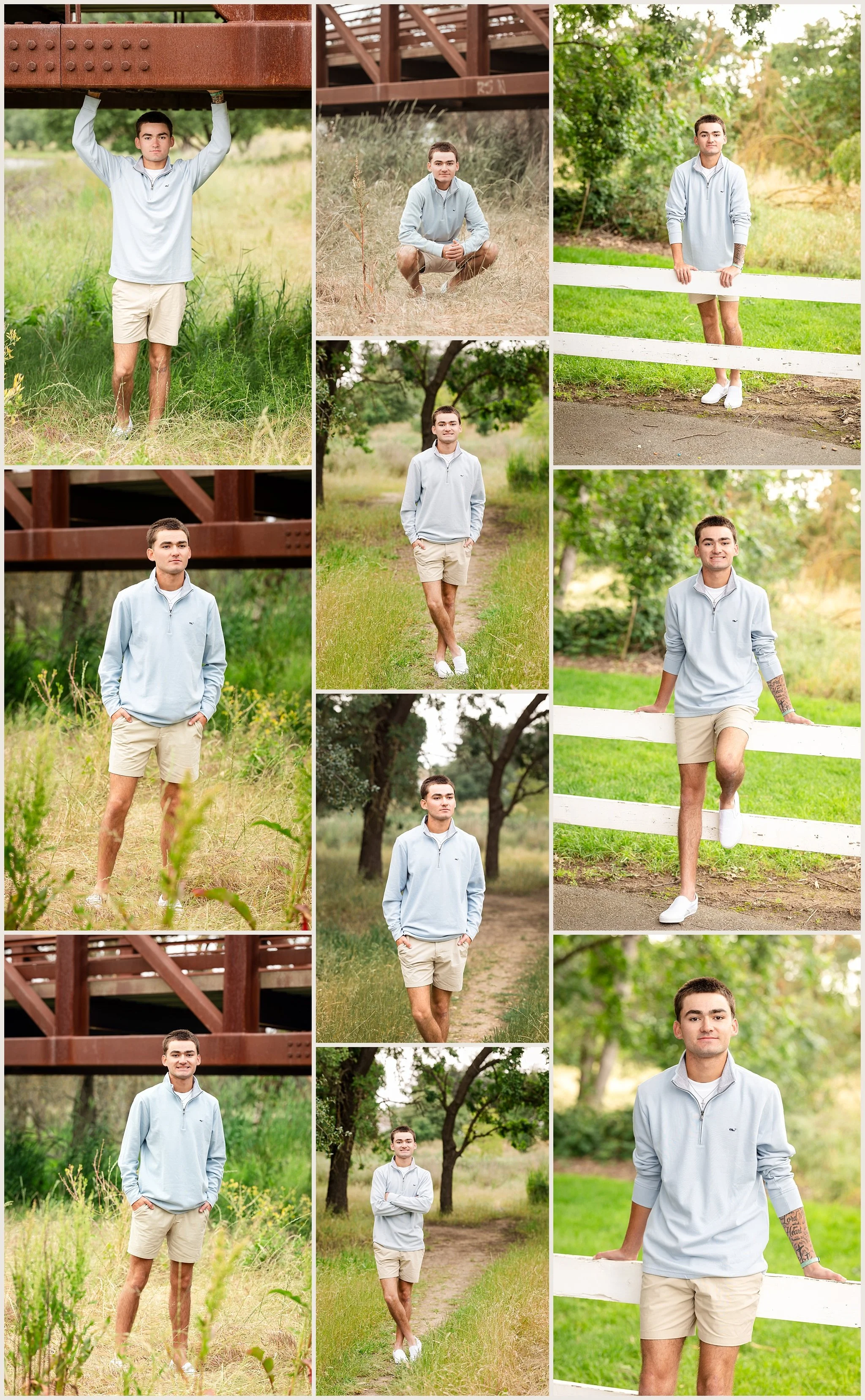 High school senior portraits in soft overcast light at Jack Hill Park Elk Grove California