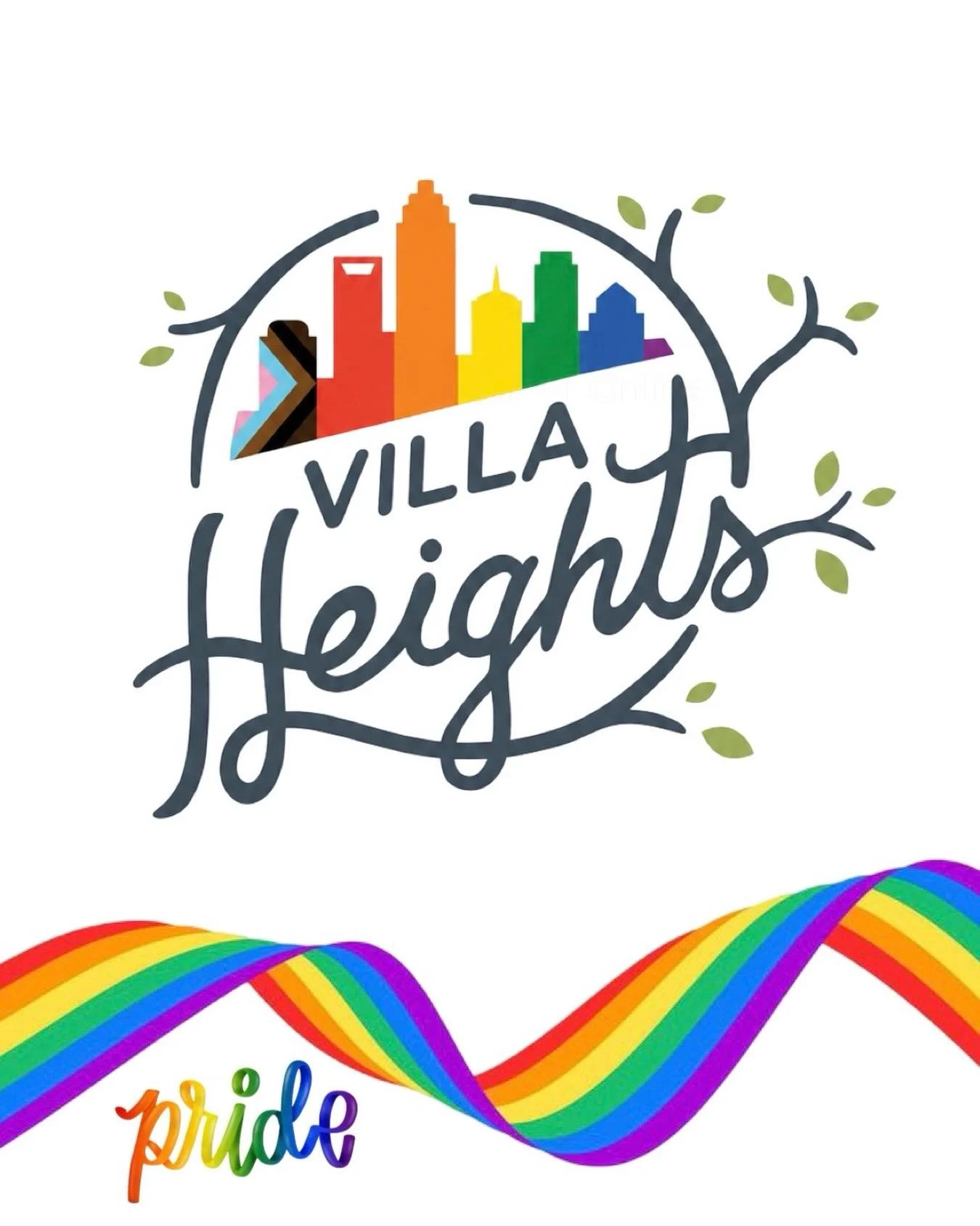 Wishing everyone a happy Pride month! Thank you for making Villa Heights a welcoming and inclusive neighborhood!! ❤️🧡💛💚💙💜🩷🤎🖤