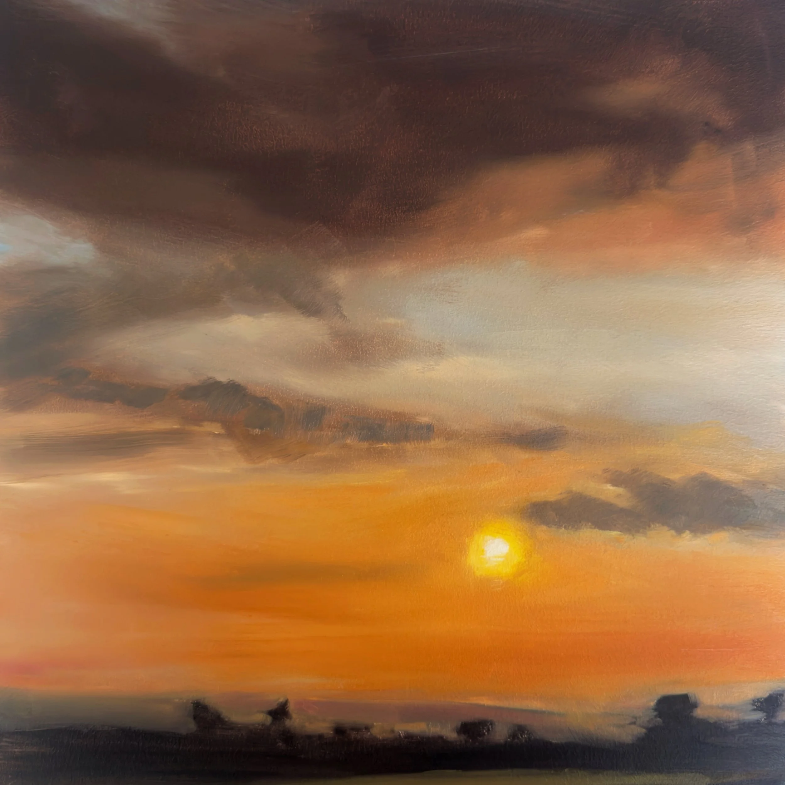Sunset over the Otter Valley.JPG