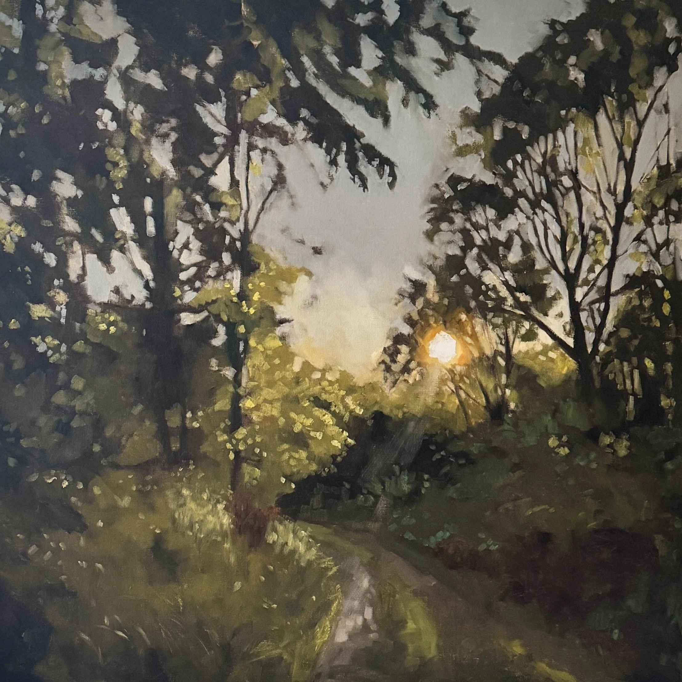 Sundown, oil on linen, 91x91cm